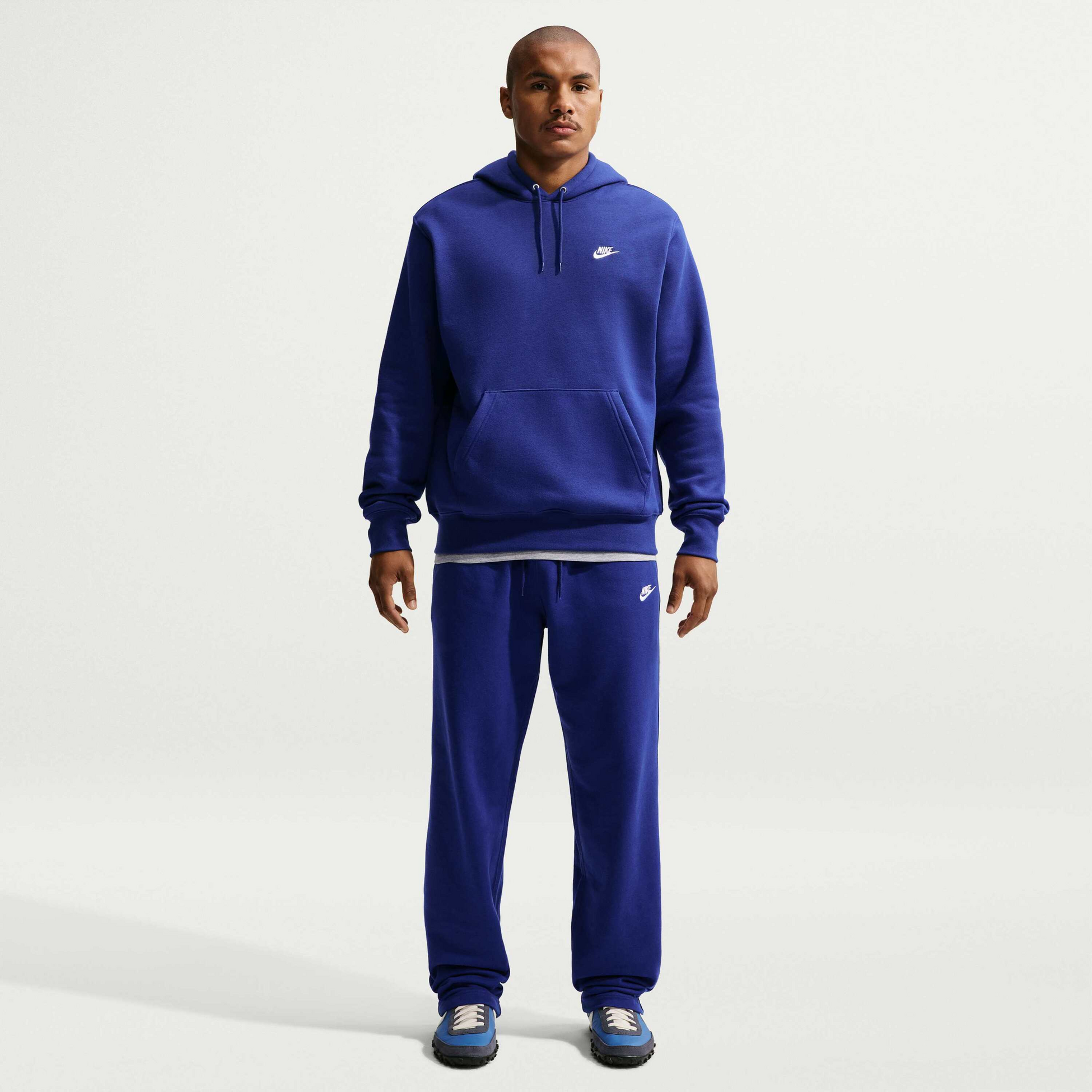 NIKE, Men's Pullover Fleece Hoodie Club