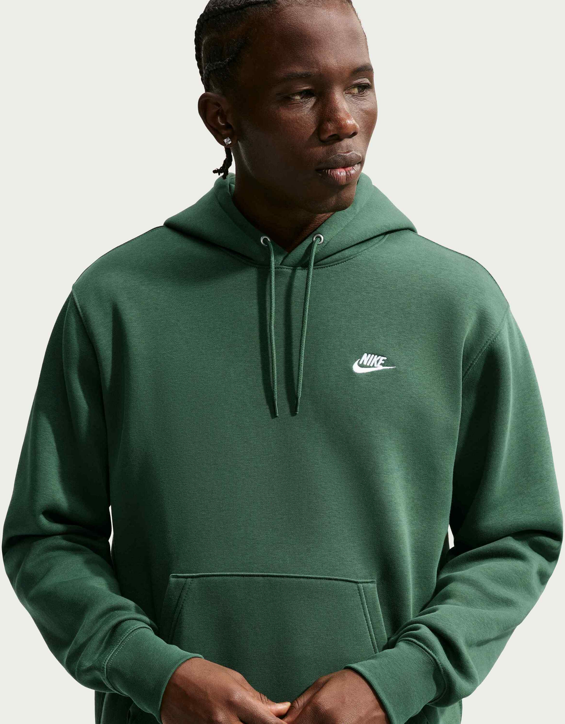 NIKE, Men's Pullover Fleece Hoodie Club