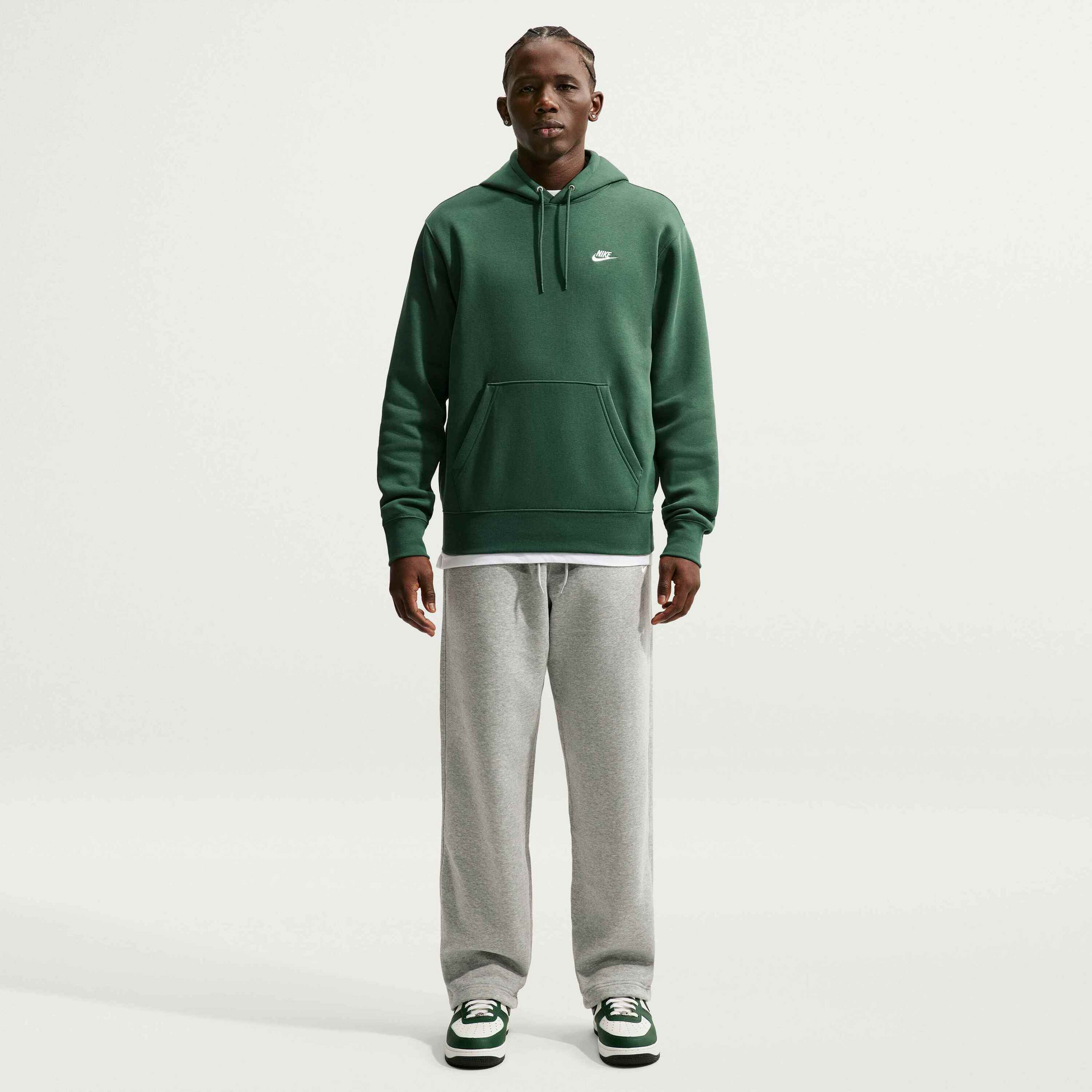 NIKE, Men's Pullover Fleece Hoodie Club