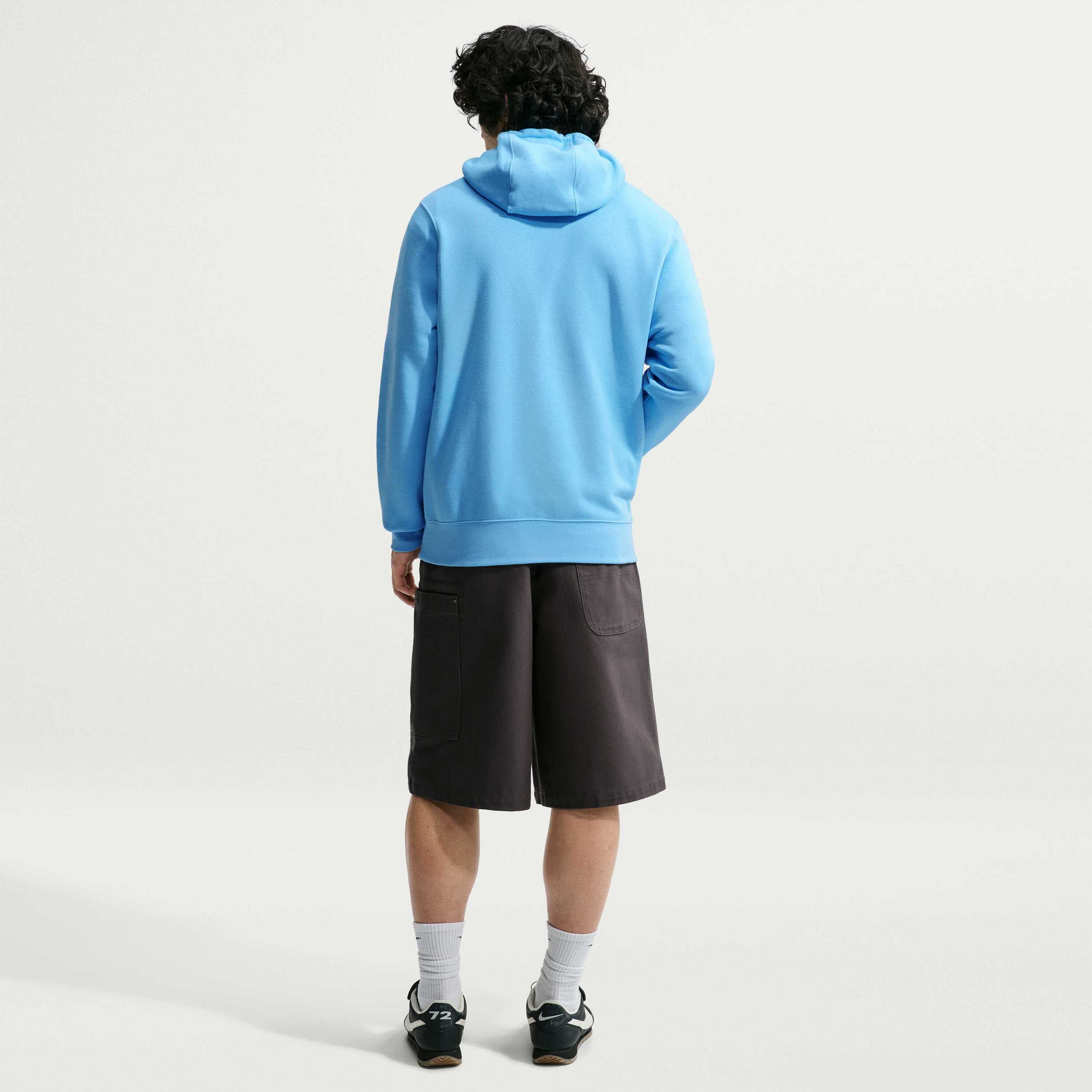 NIKE, Men's Pullover Fleece Hoodie Club