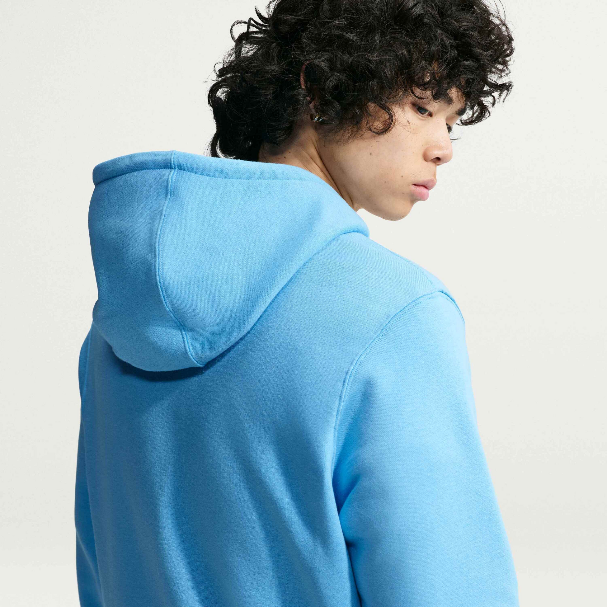 NIKE, Men's Pullover Fleece Hoodie Club