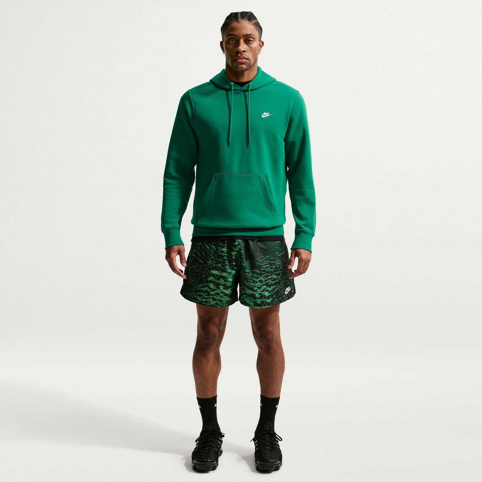 NIKE, Men's Pullover Fleece Hoodie Club