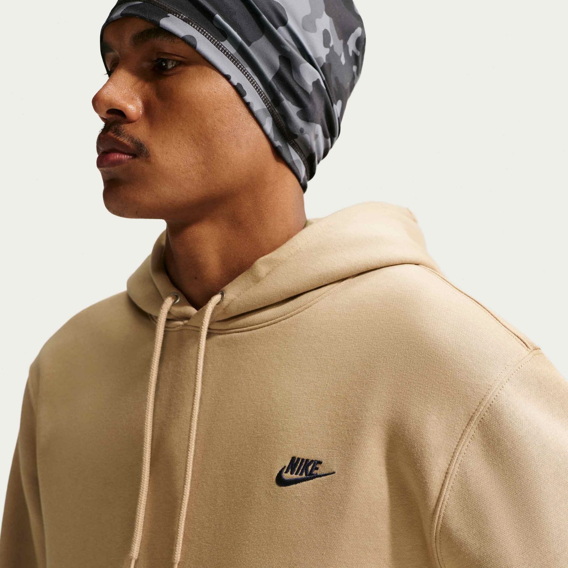 NIKE, Men's Pullover Fleece Hoodie Club