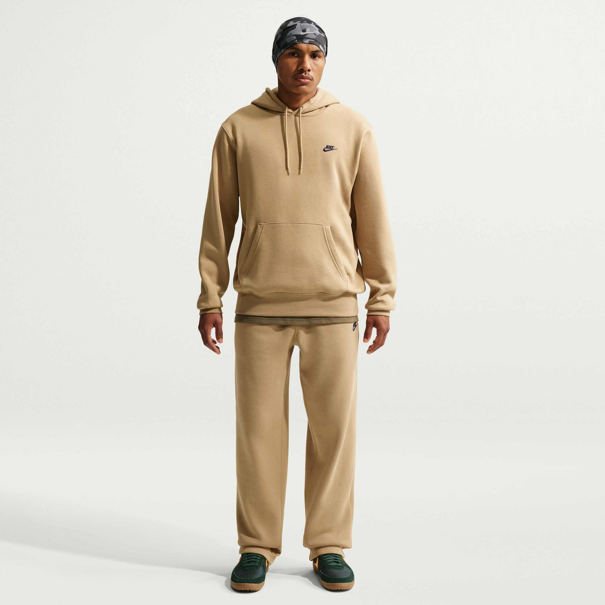 NIKE, Men's Pullover Fleece Hoodie Club
