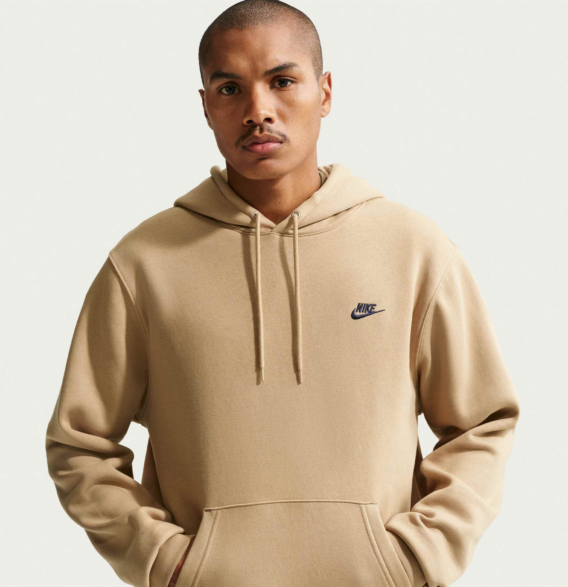 NIKE, Men's Pullover Fleece Hoodie Club