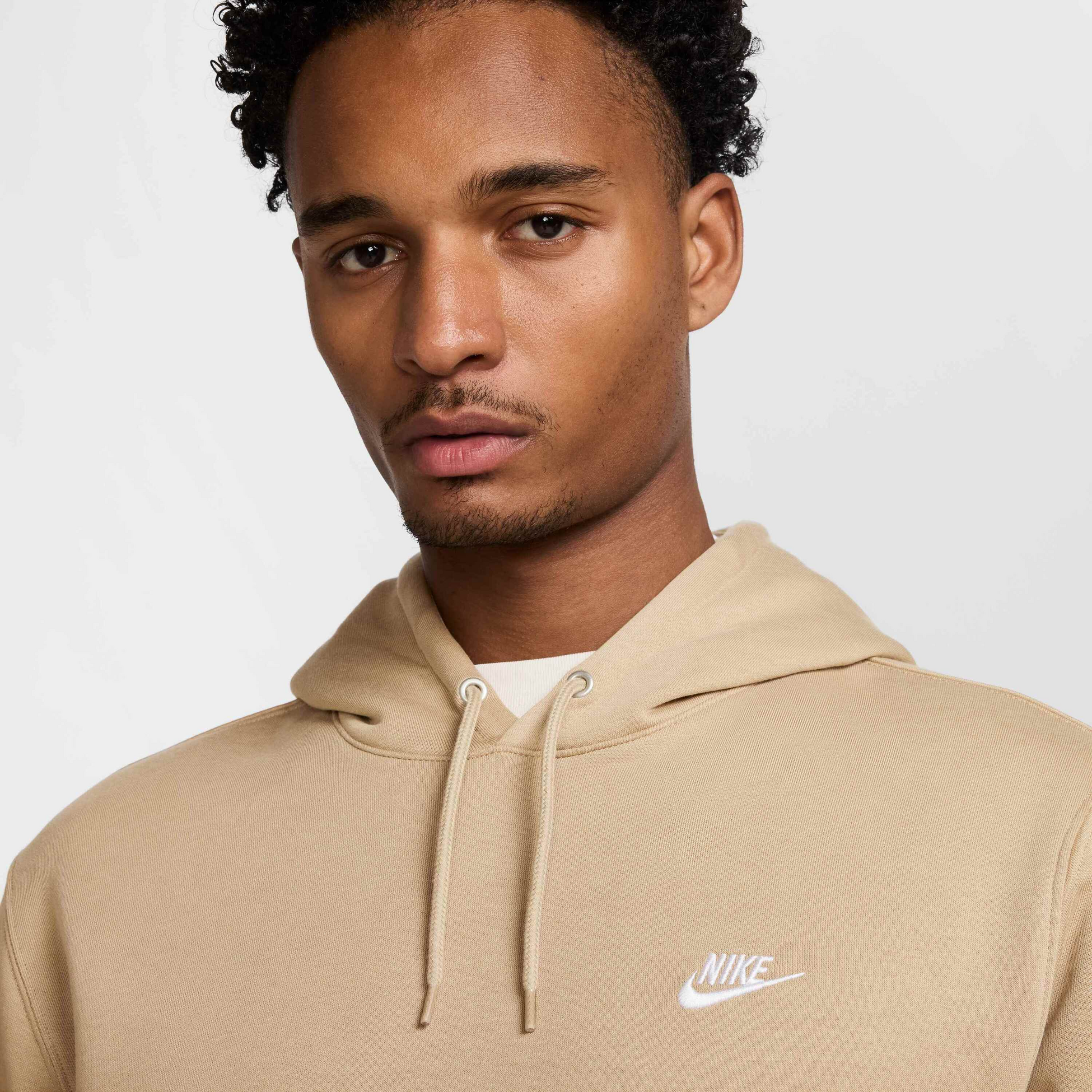 NIKE, Men's Pullover Fleece Hoodie Club