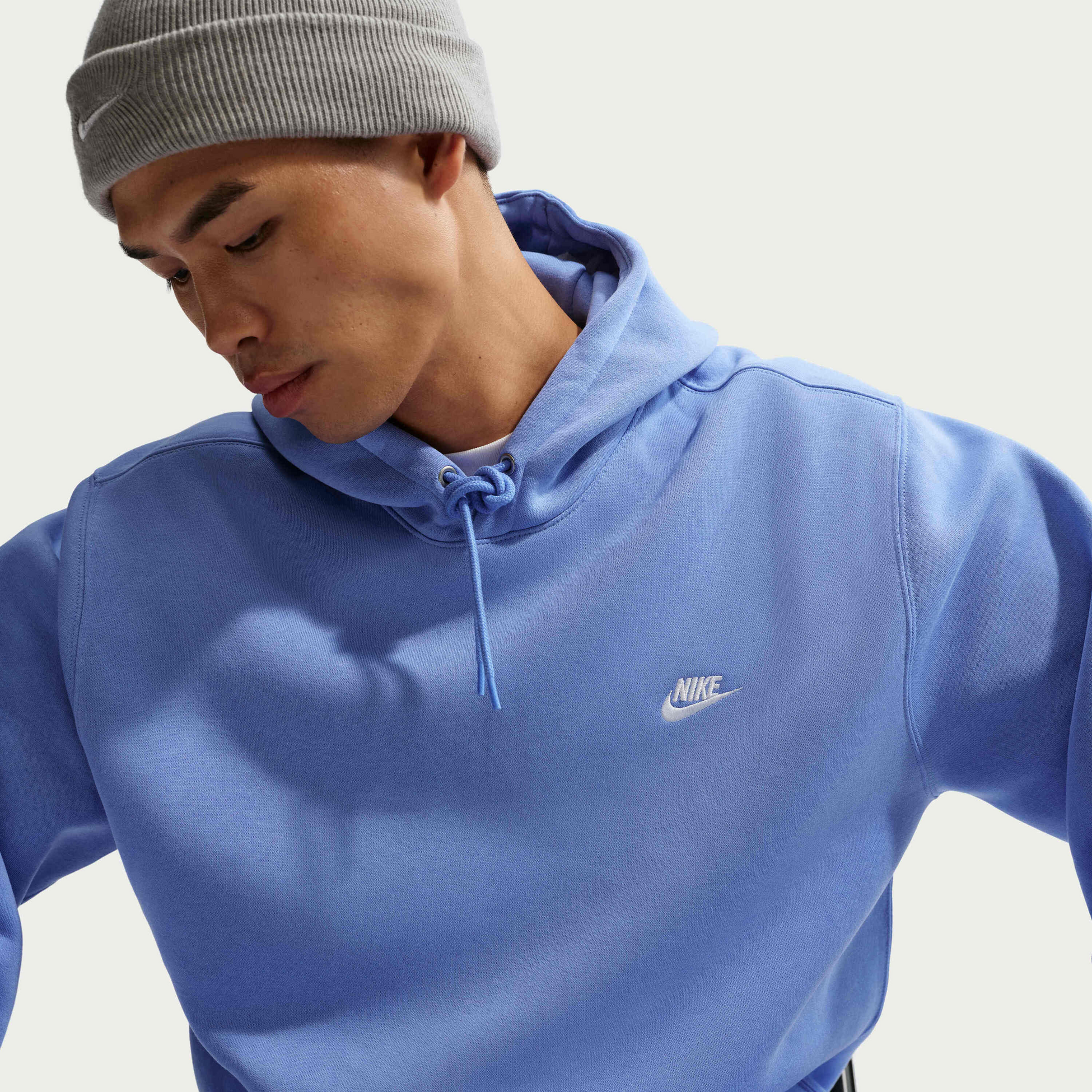 NIKE, Men's Pullover Fleece Hoodie Club