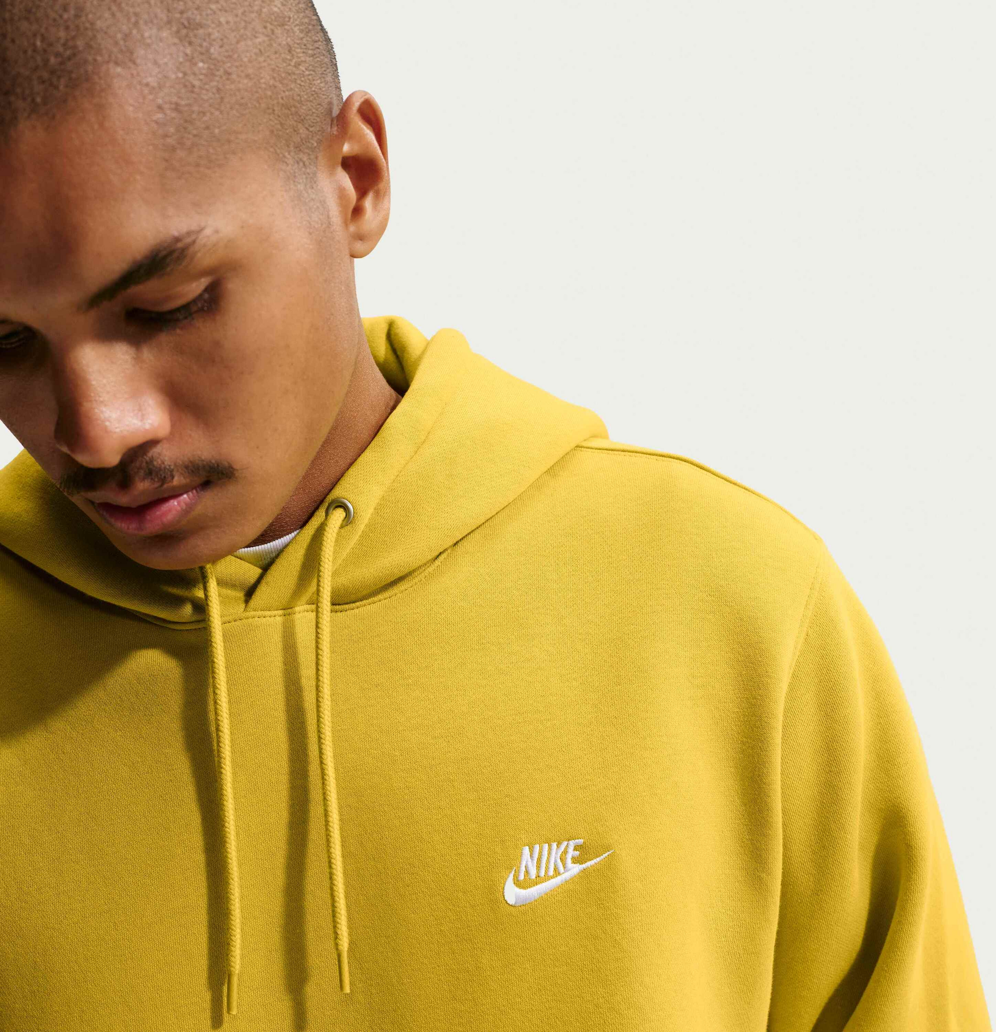 NIKE, Men's Pullover Fleece Hoodie Club