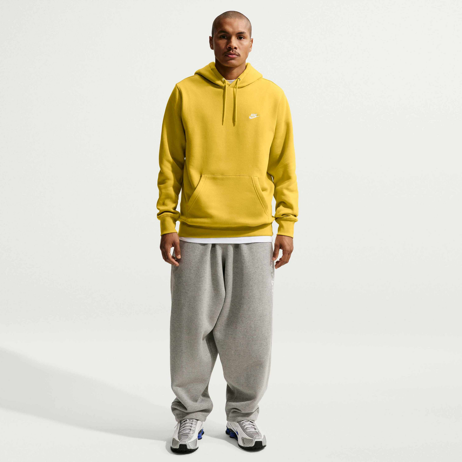 NIKE, Men's Pullover Fleece Hoodie Club