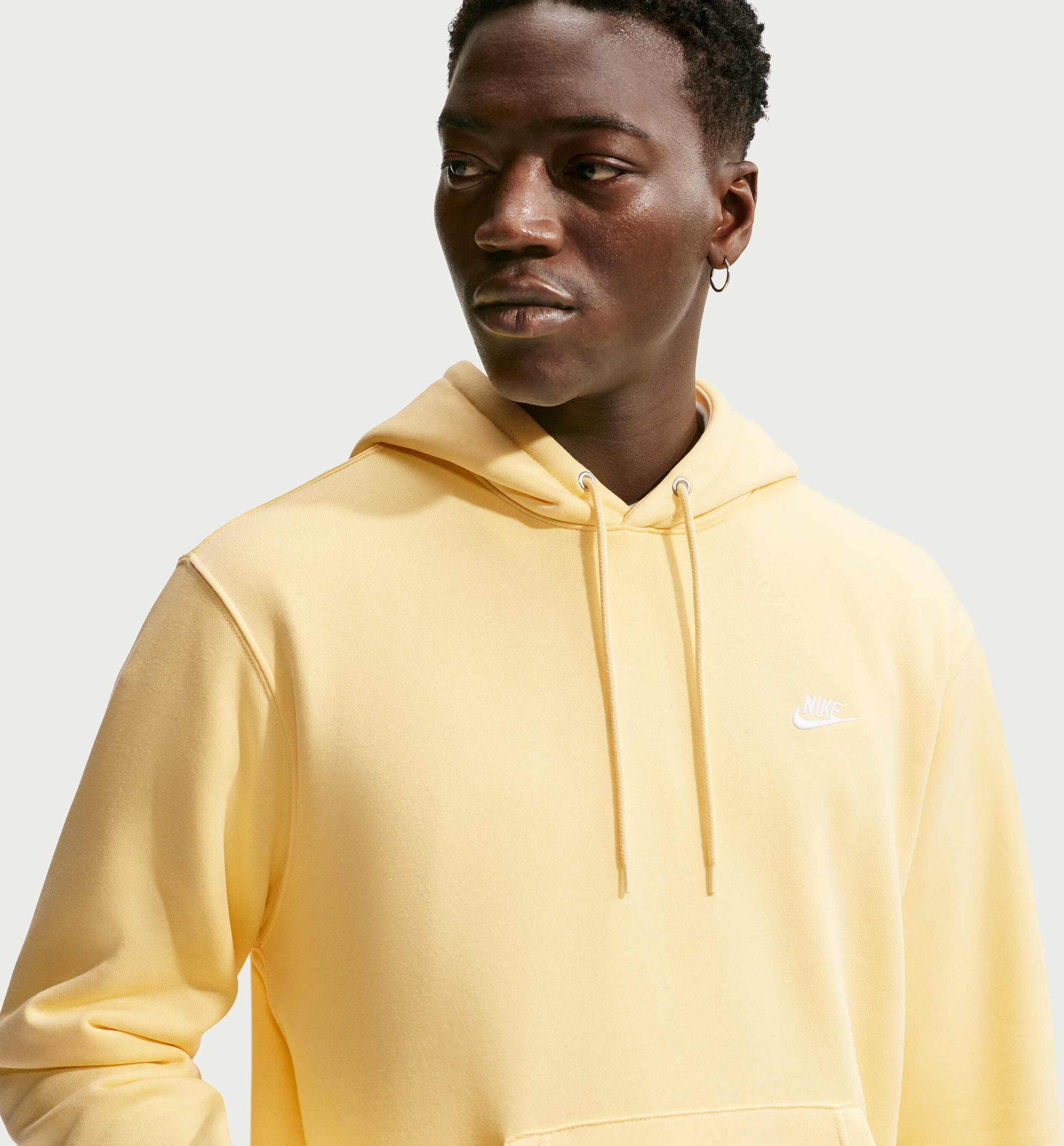 NIKE, Men's Pullover Fleece Hoodie Club