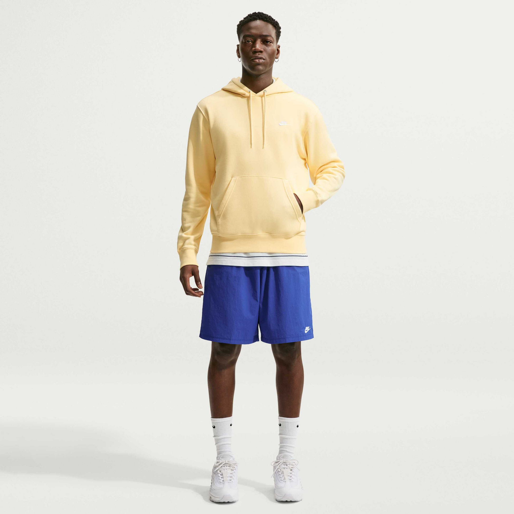 NIKE, Men's Pullover Fleece Hoodie Club