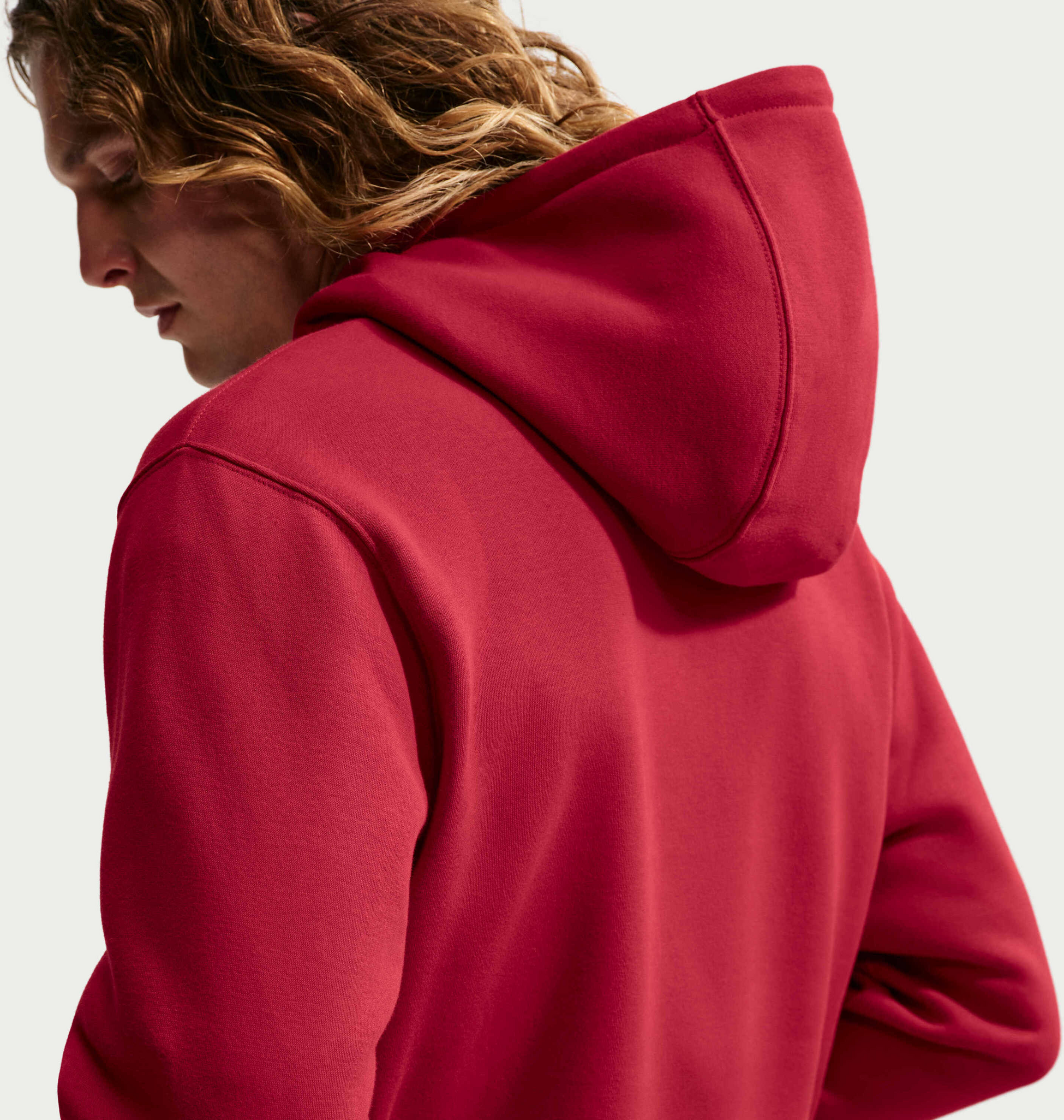 NIKE, Men's Pullover Fleece Hoodie Club