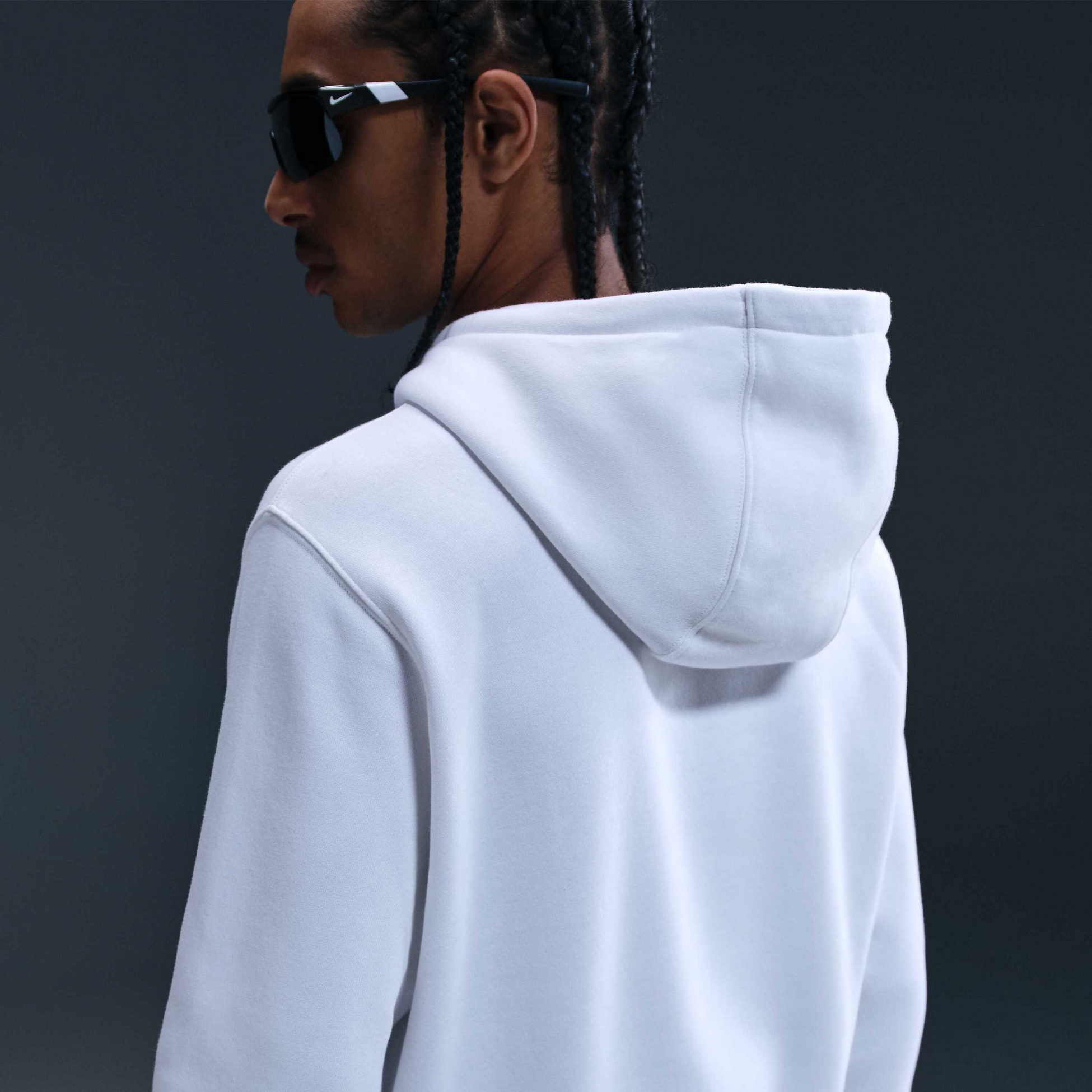 NIKE, Men's Pullover Fleece Hoodie Club