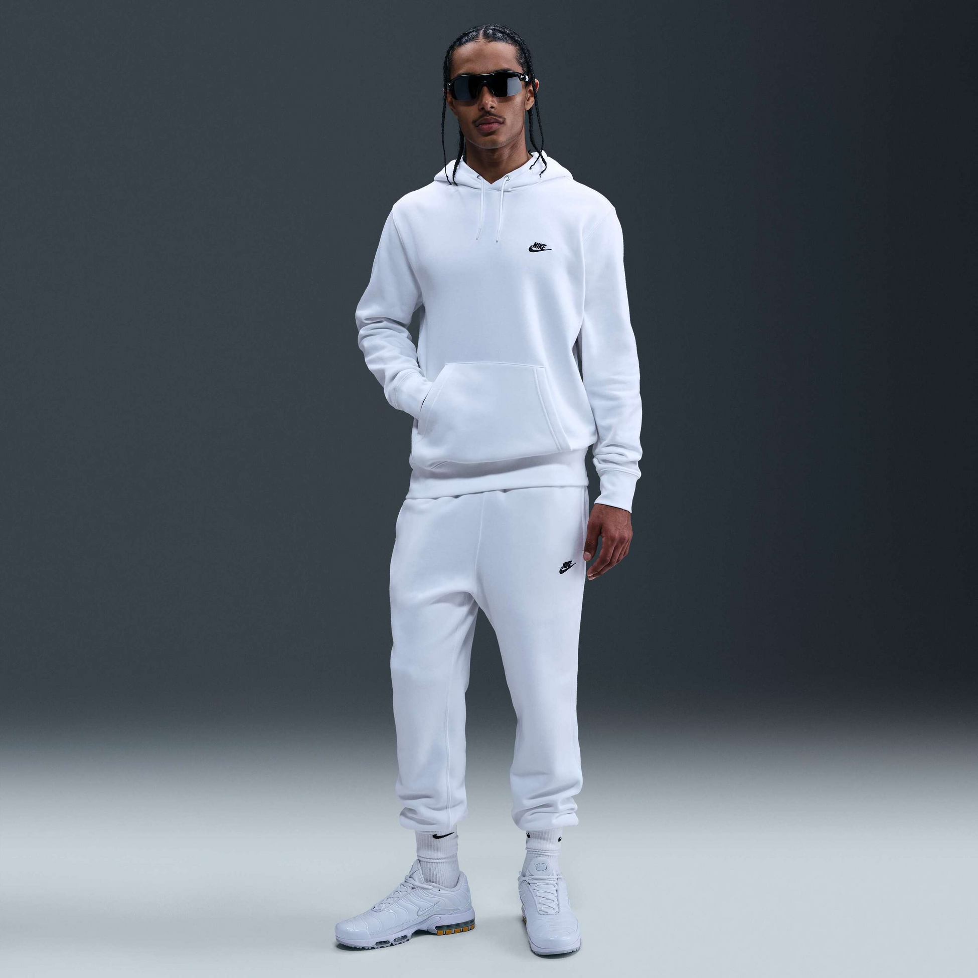 NIKE, Men's Pullover Fleece Hoodie Club