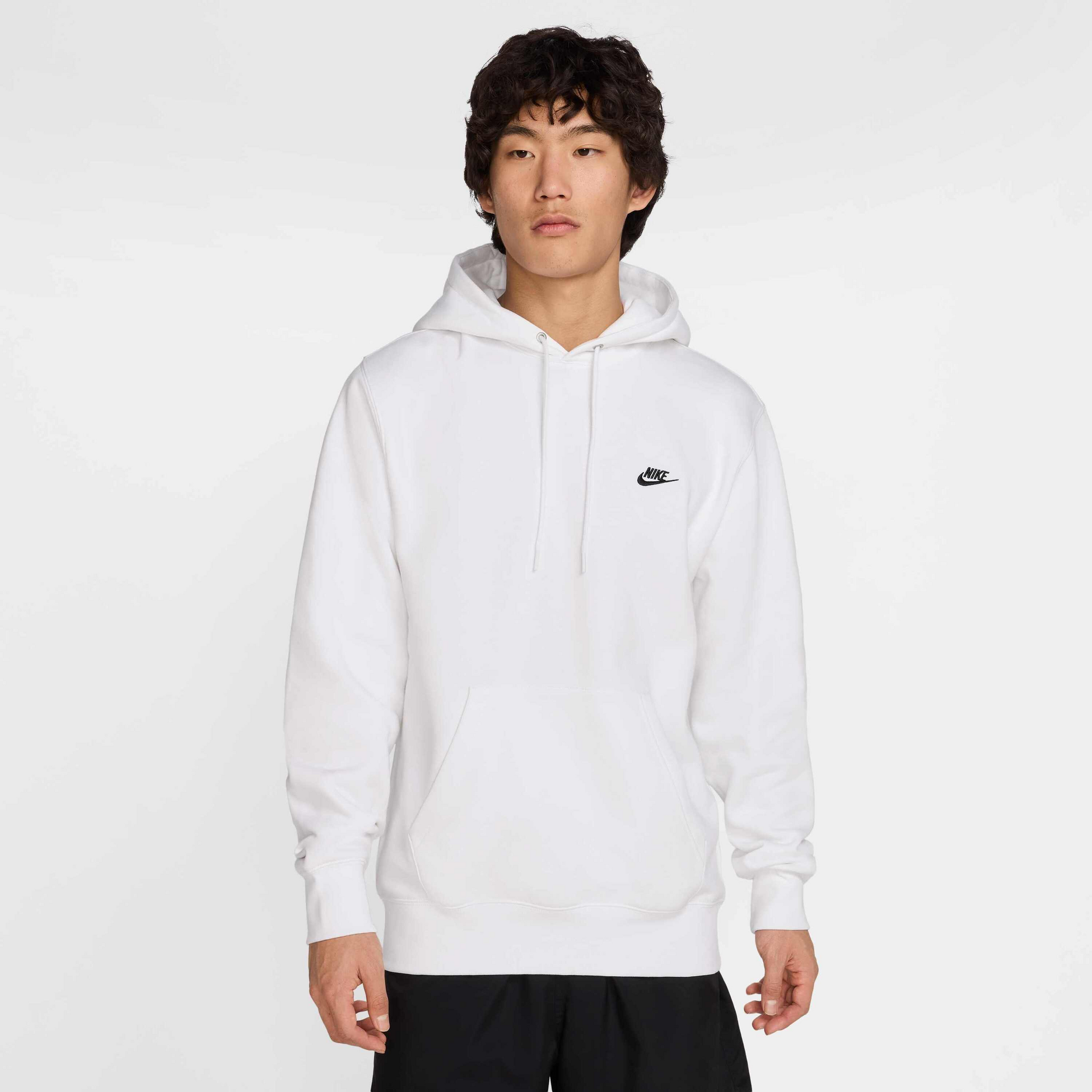 NIKE, Men's Pullover Fleece Hoodie Club