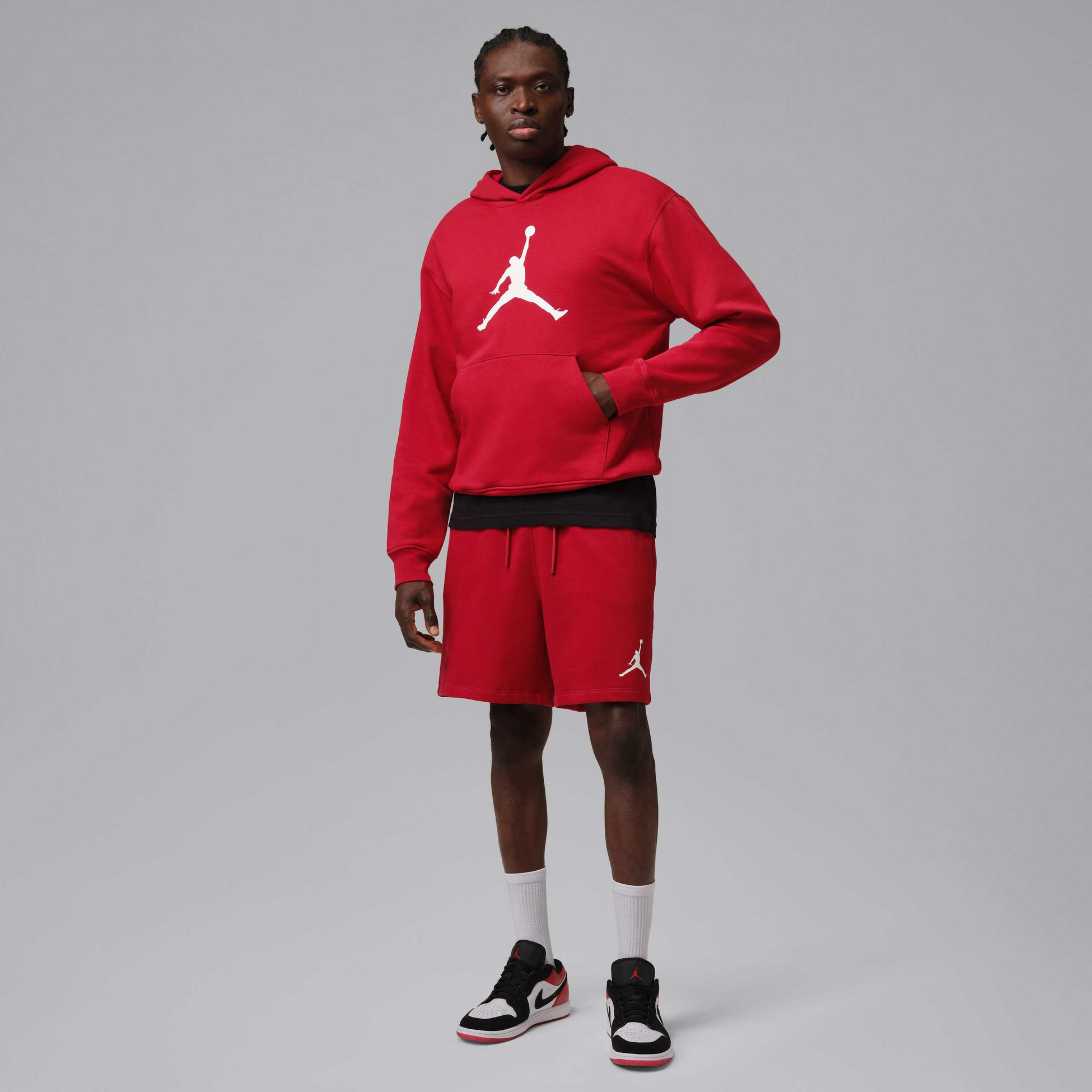 JORDAN, Men's Pullover Hoodie Jordan Jumpman Fleece