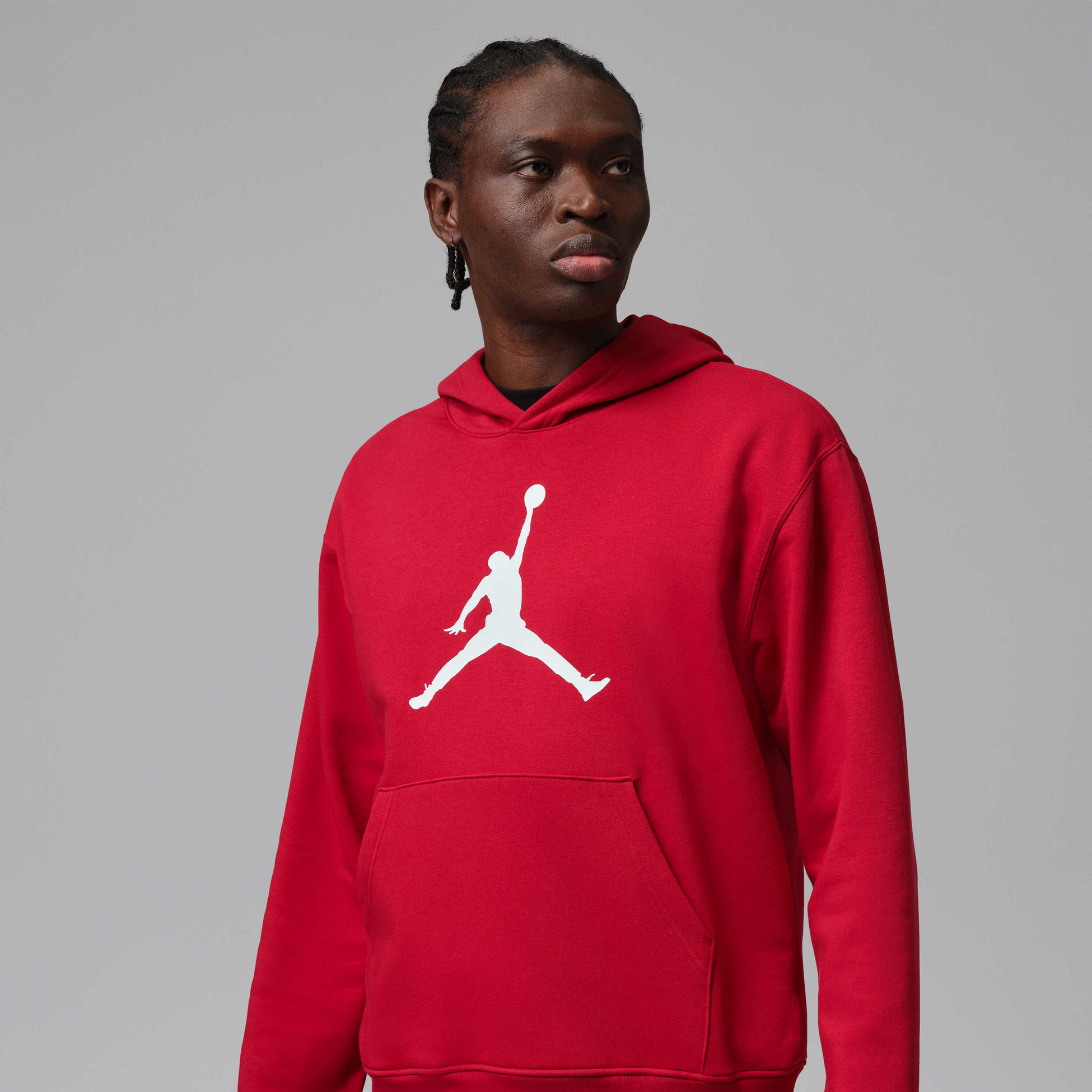 JORDAN, Men's Pullover Hoodie Jordan Jumpman Fleece