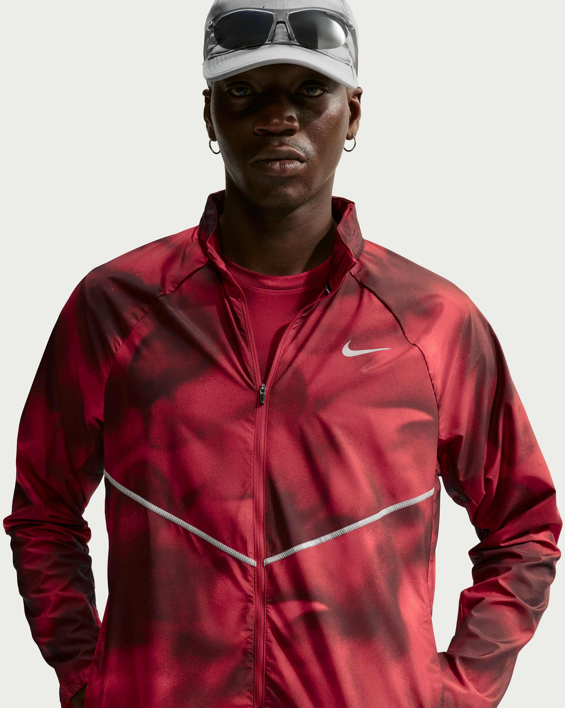 NIKE, Men's Repel Uv Protection Running Jacket Miler