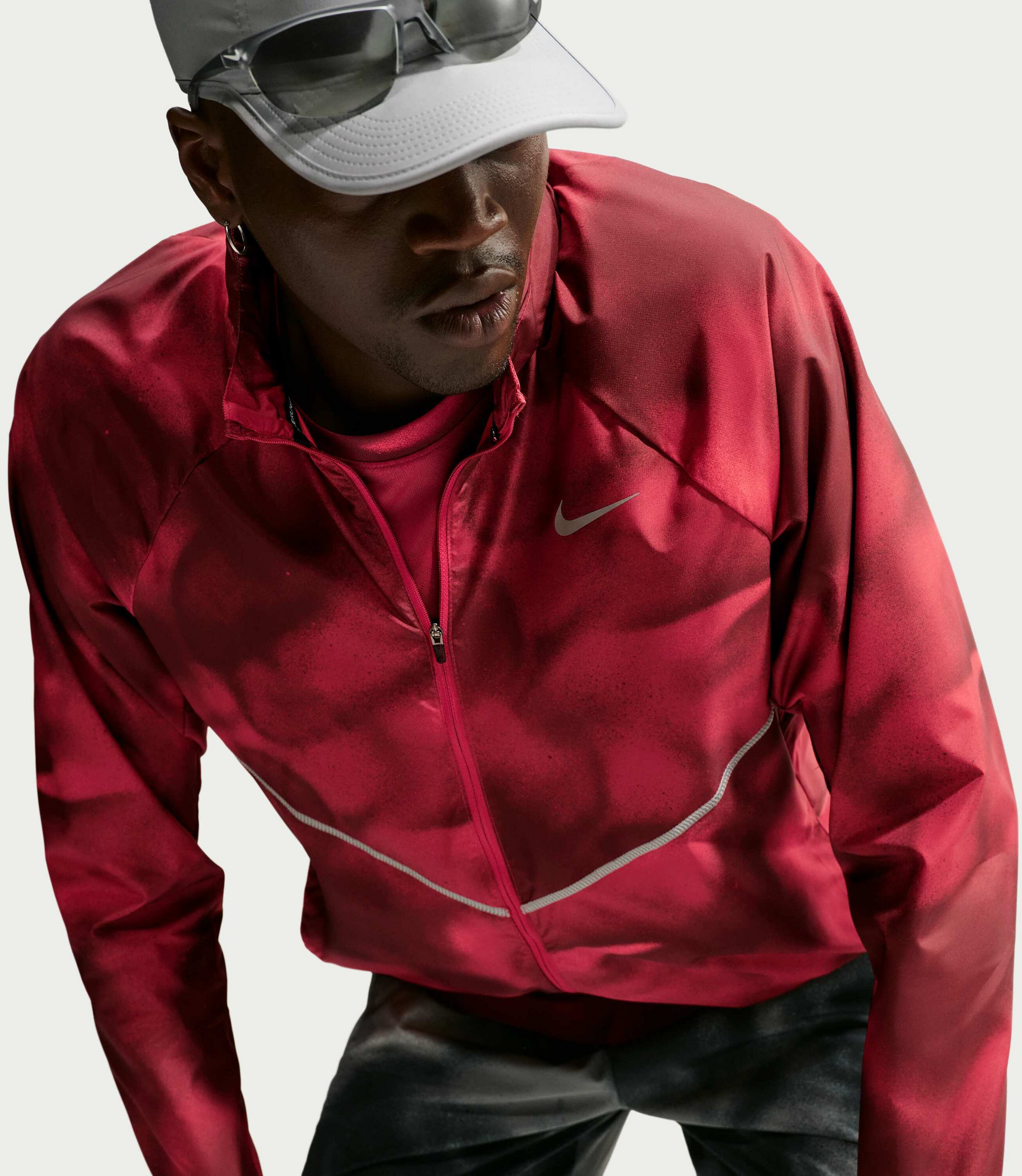 NIKE, Men's Repel Uv Protection Running Jacket Miler