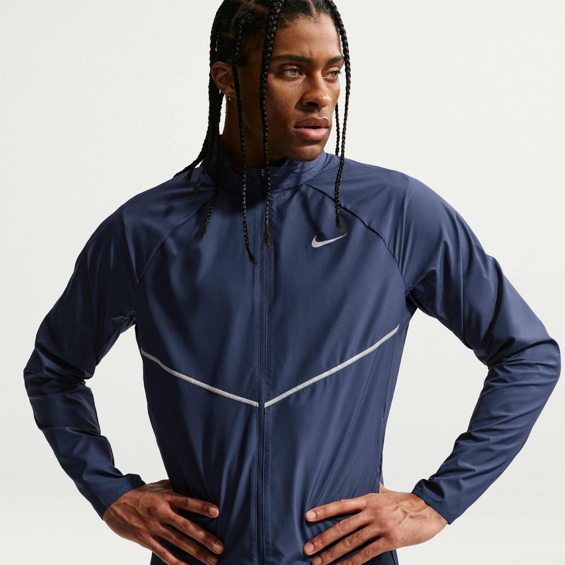 NIKE, Men's Repel Uv Protection Running Jacket Miler