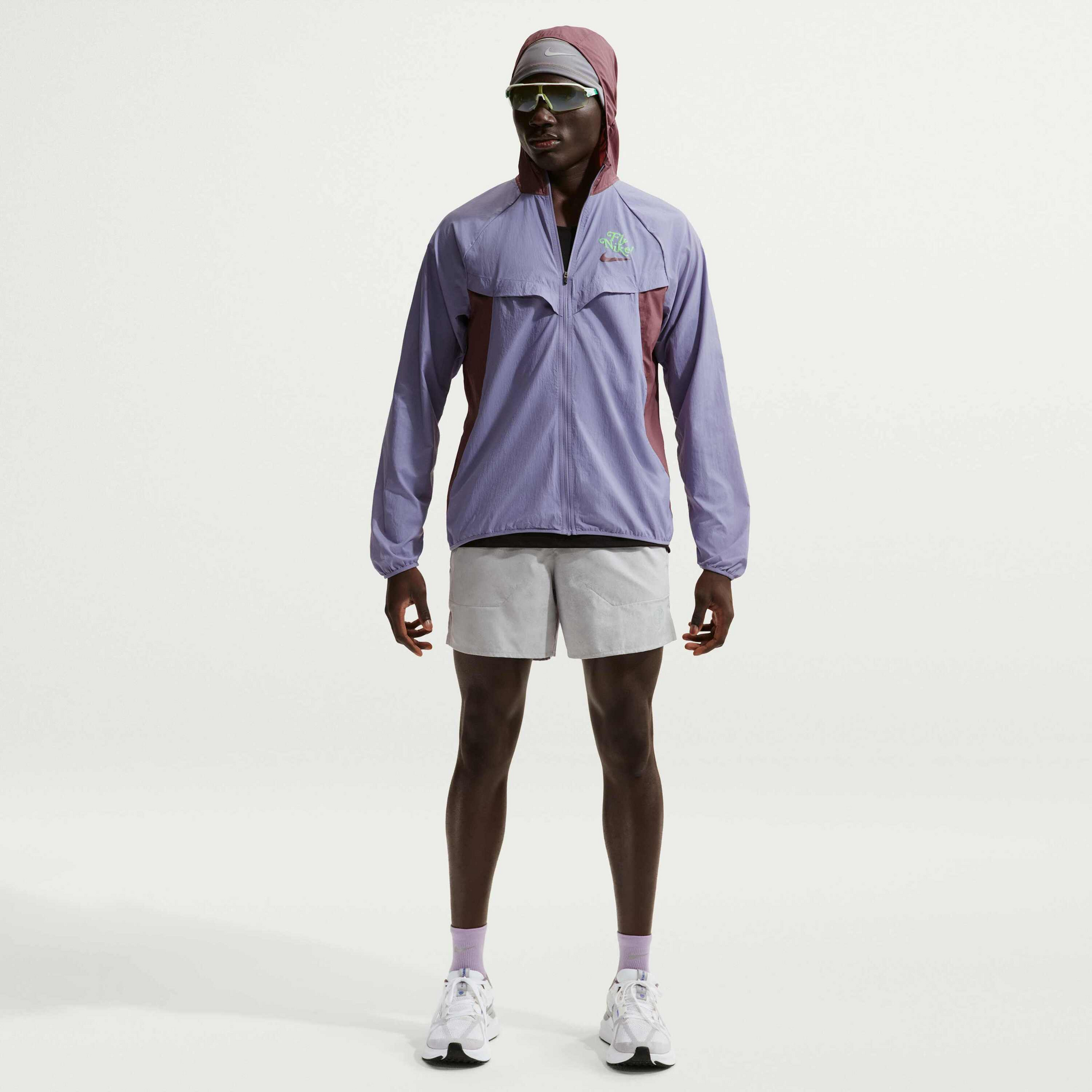 NIKE, Men's Repel Uv Protection Running Jacket Stride Fly Nike""