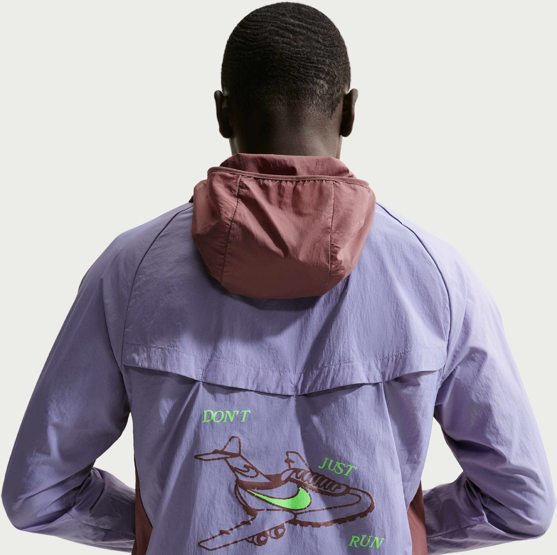 NIKE, Men's Repel Uv Protection Running Jacket Stride Fly Nike""