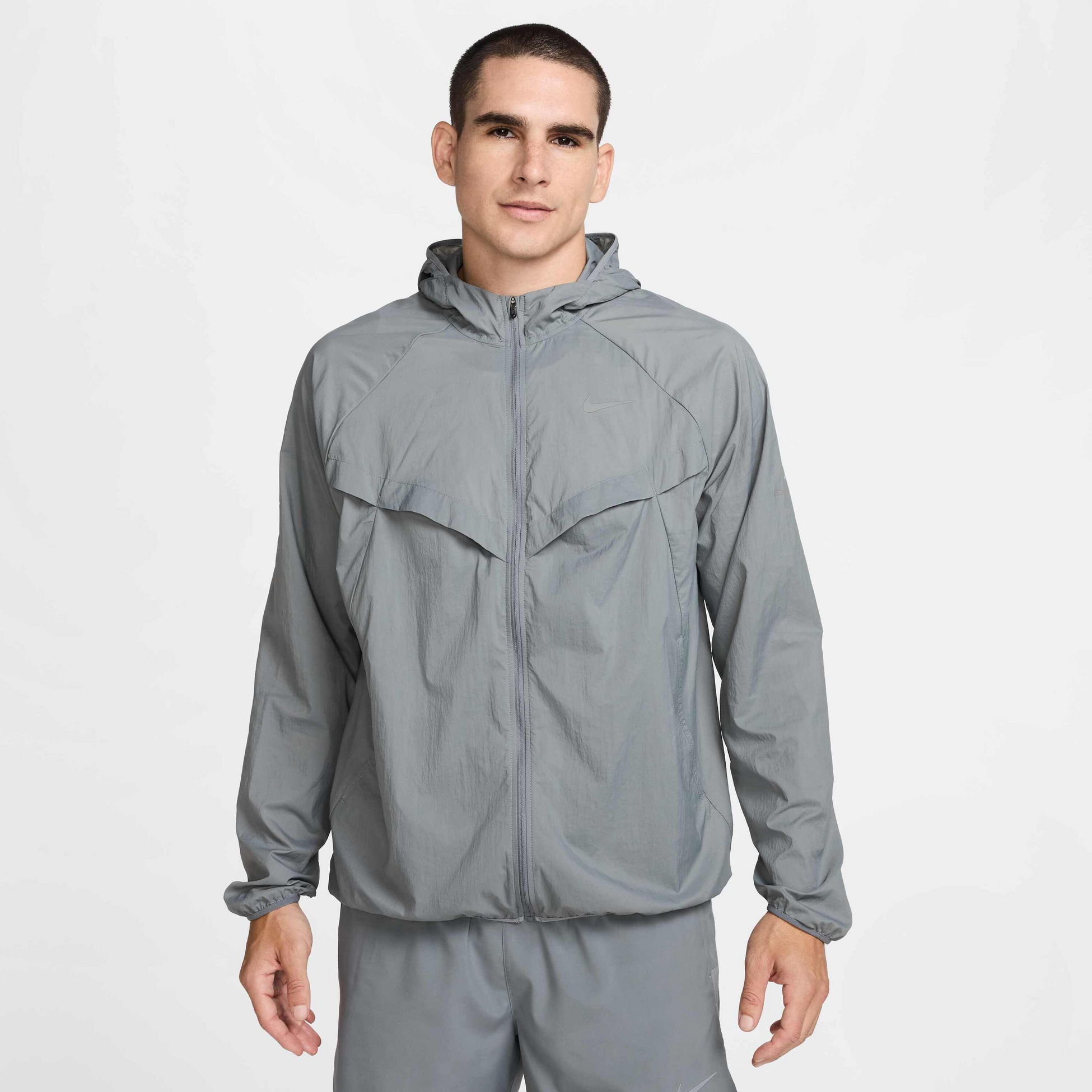NIKE, Men's Repel Uv Running Jacket Stride