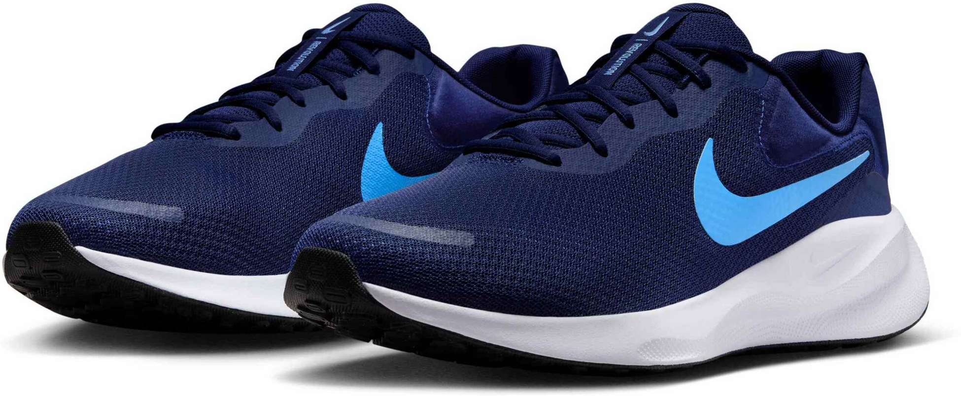 NIKE, Men's Road Running Shoes (extra Wide) Revolution 7