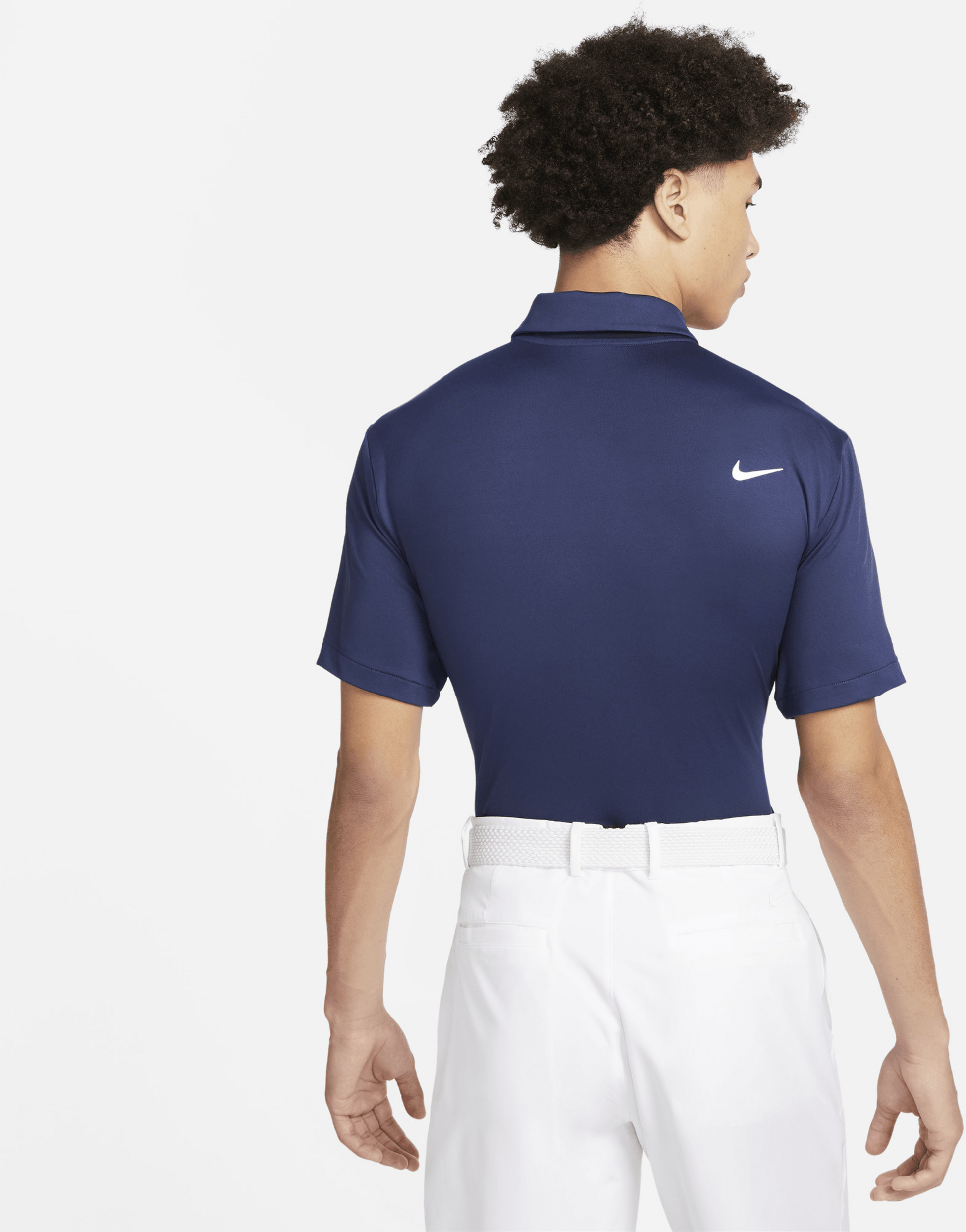 NIKE, Men's Solid Golf Polo Dri-fit Tour