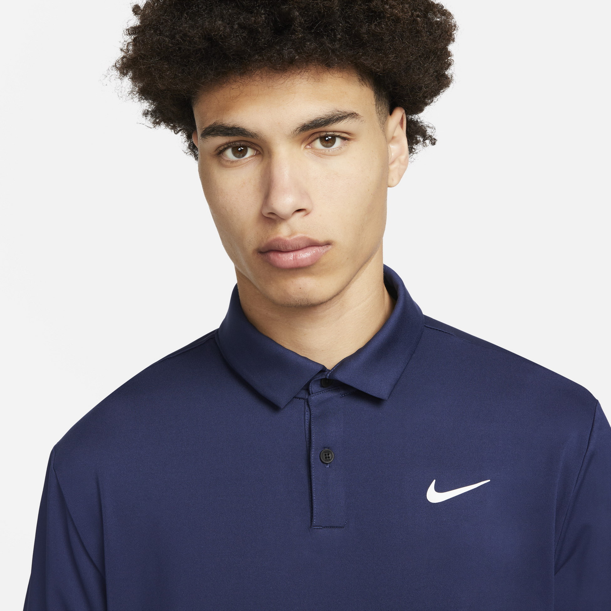 NIKE, Men's Solid Golf Polo Dri-fit Tour