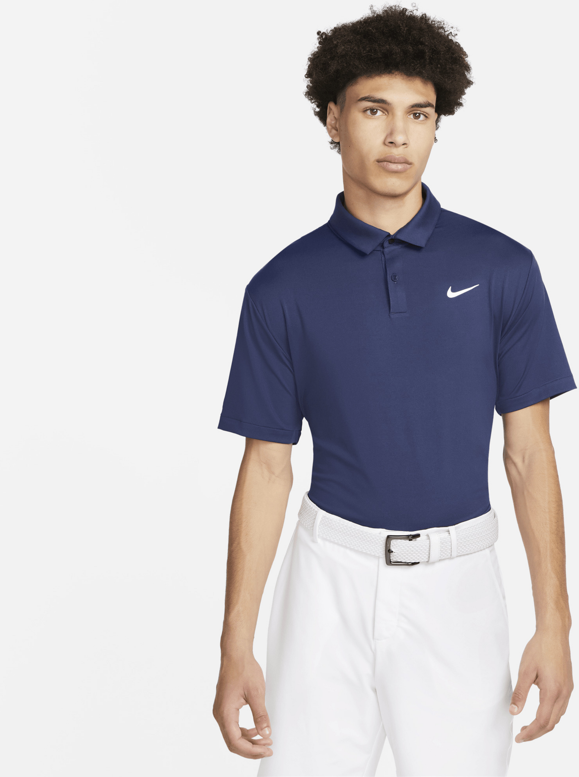 NIKE, Men's Solid Golf Polo Dri-fit Tour