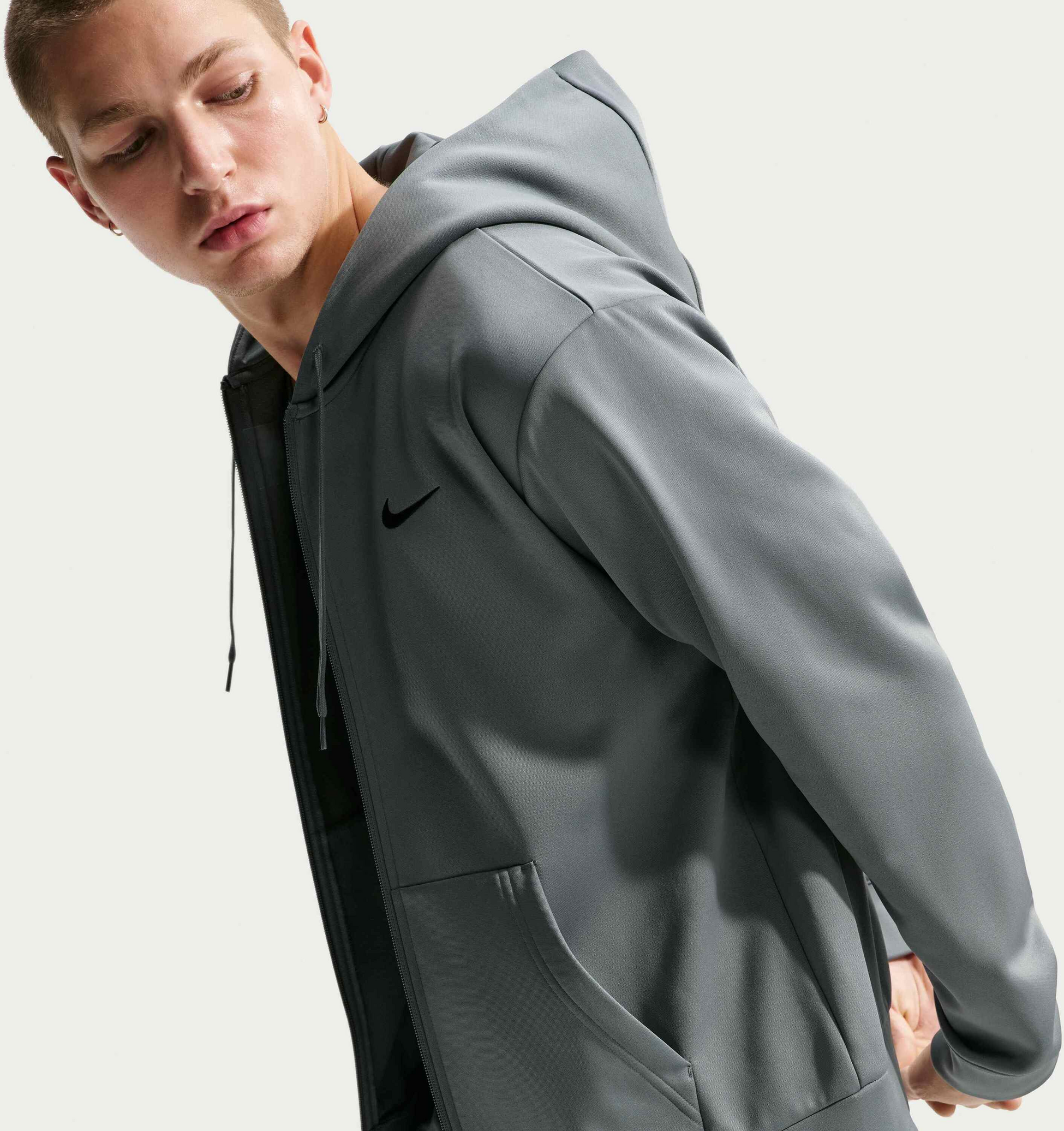 NIKE, Men's Therma-fit Fleece Full-zip Hoodie Flex