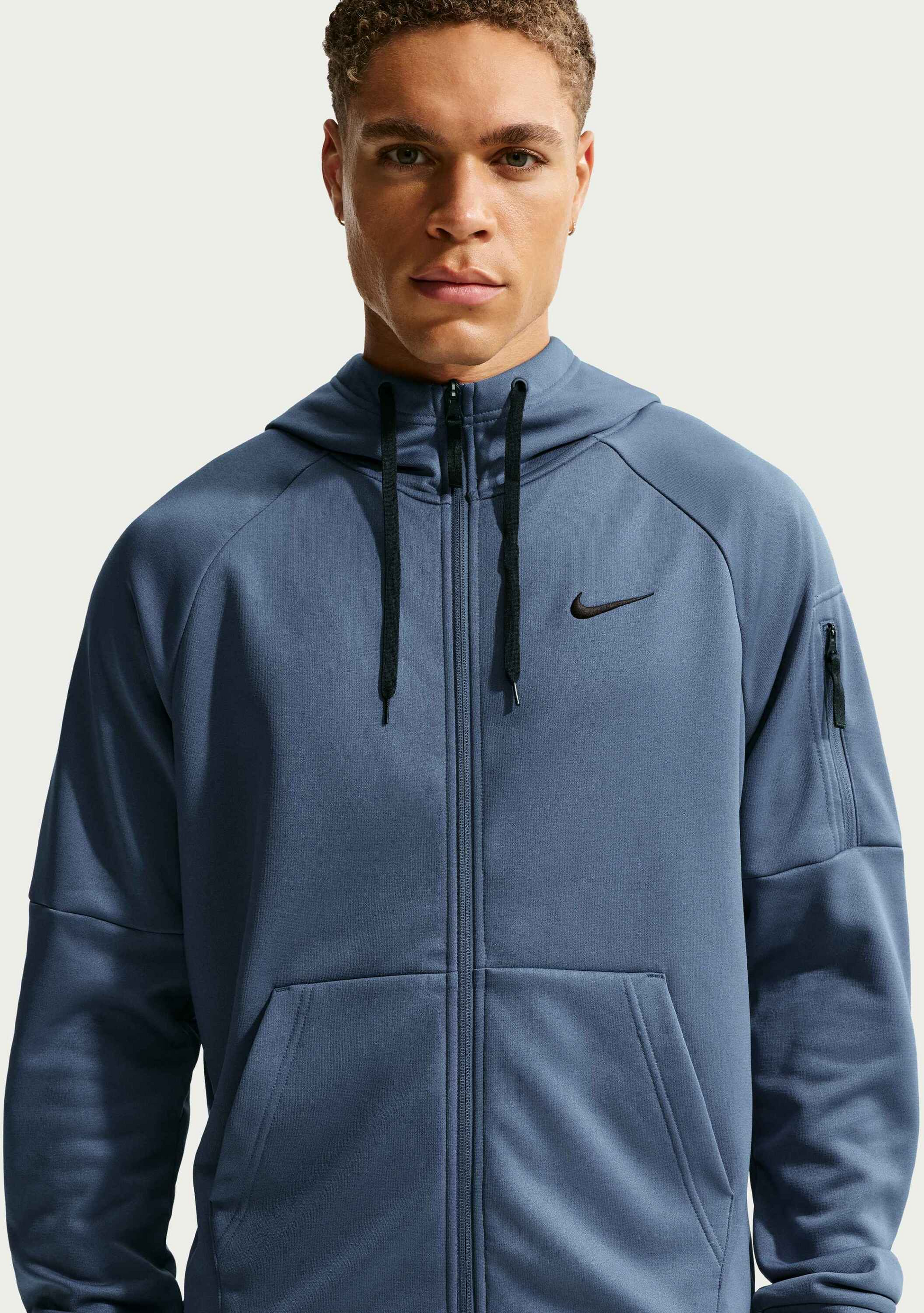 NIKE, Men's Therma-fit Full-zip Fitness Top Therma