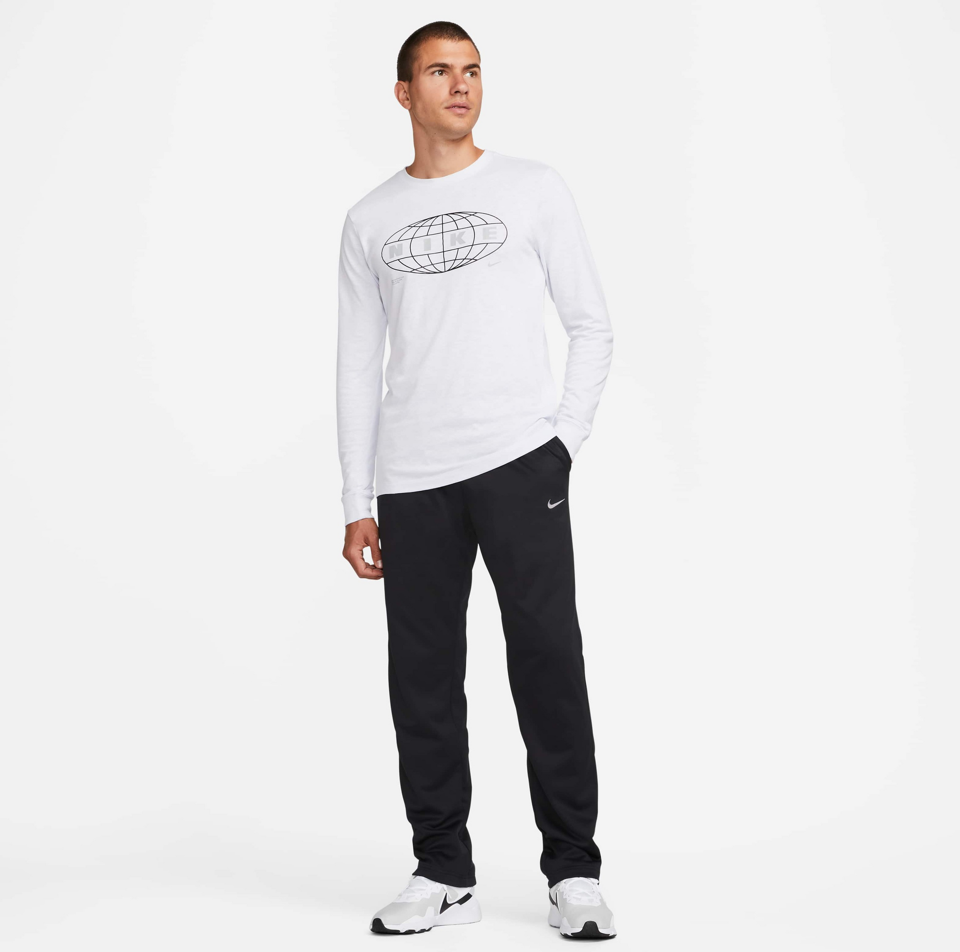 NIKE, Men's Therma-fit Open Hem Fitness Trousers Therma