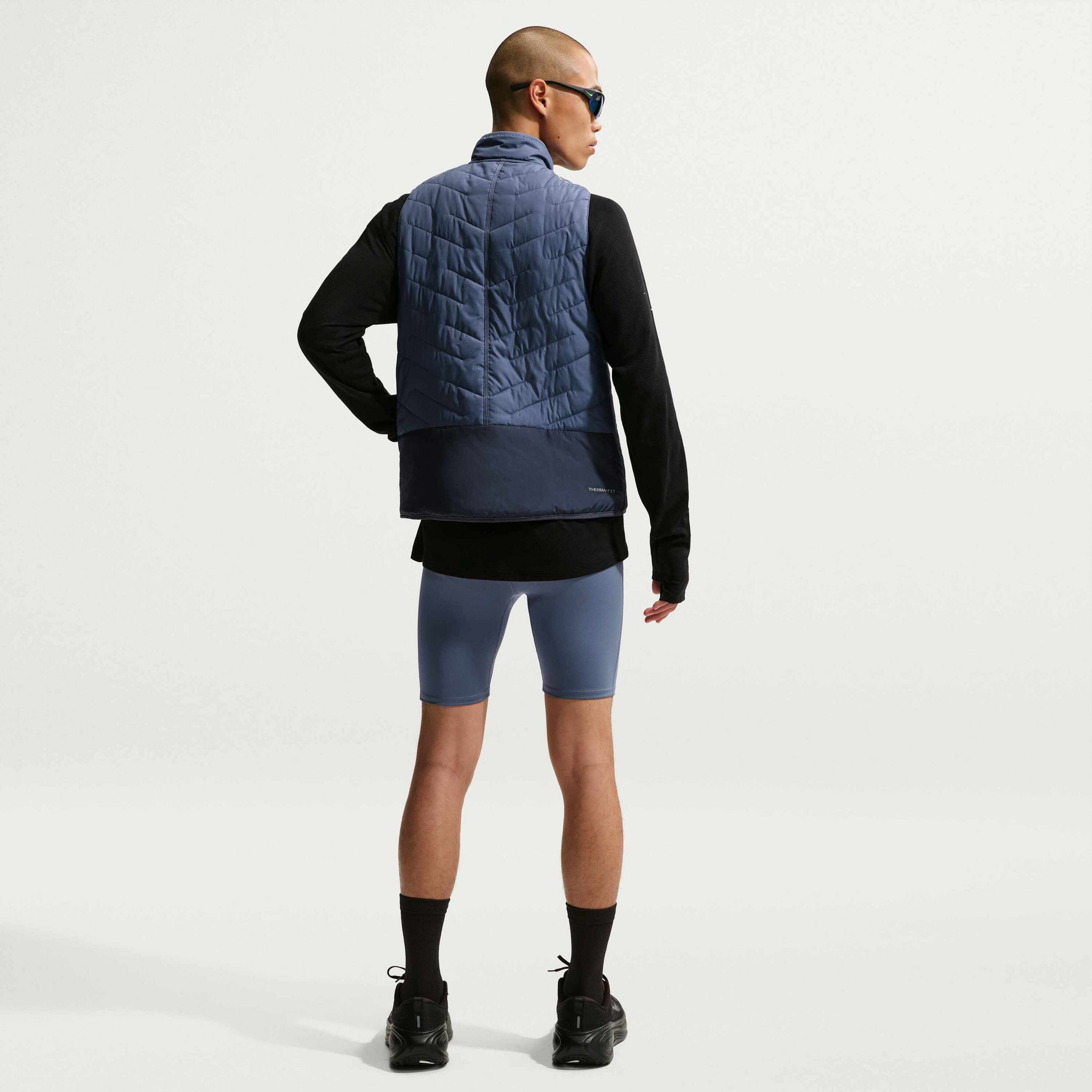NIKE, Men's Therma-fit Repel Synthetic-fill Running Gilet Nike