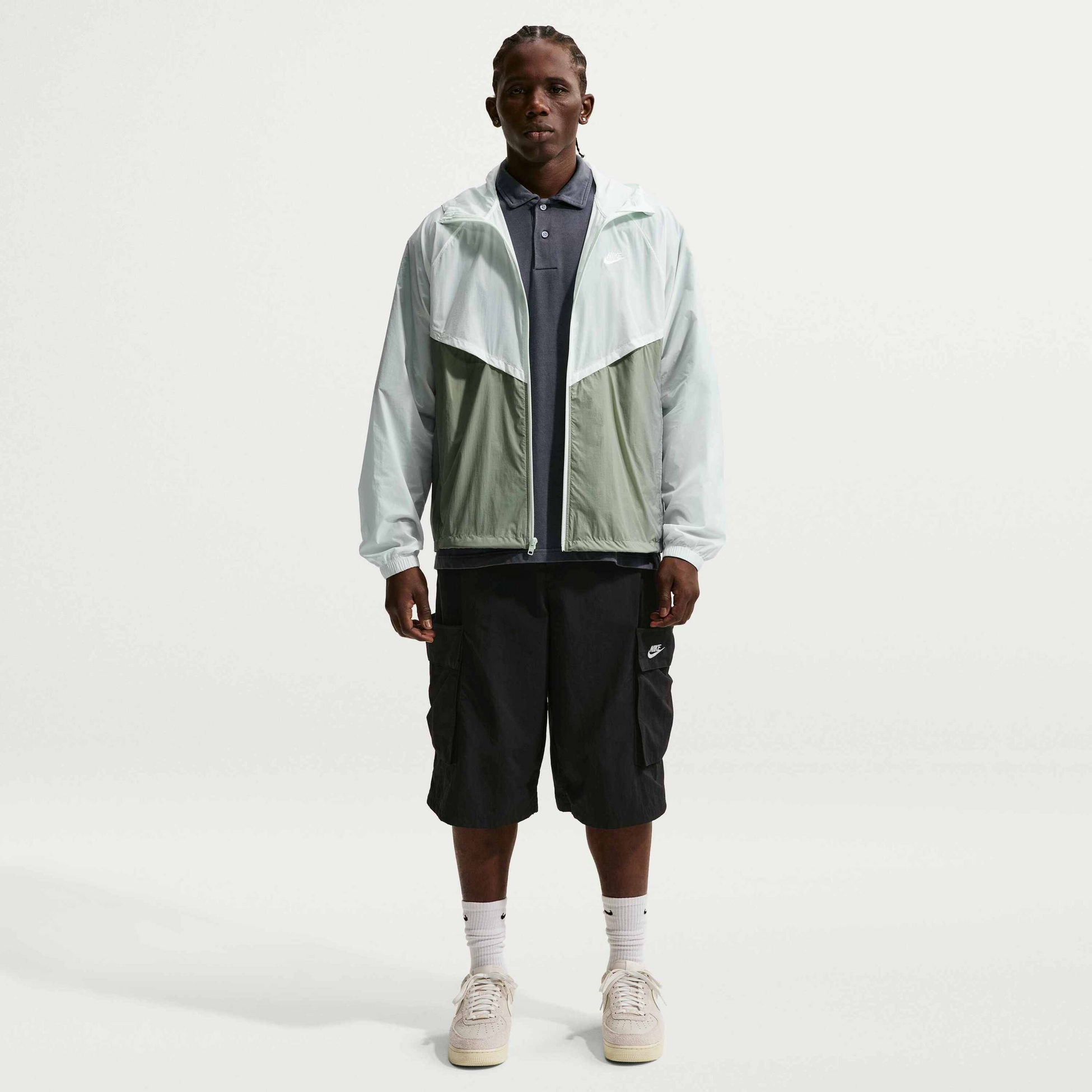 NIKE, Men's Unlined Full-zip Uv Jacket Windrunner
