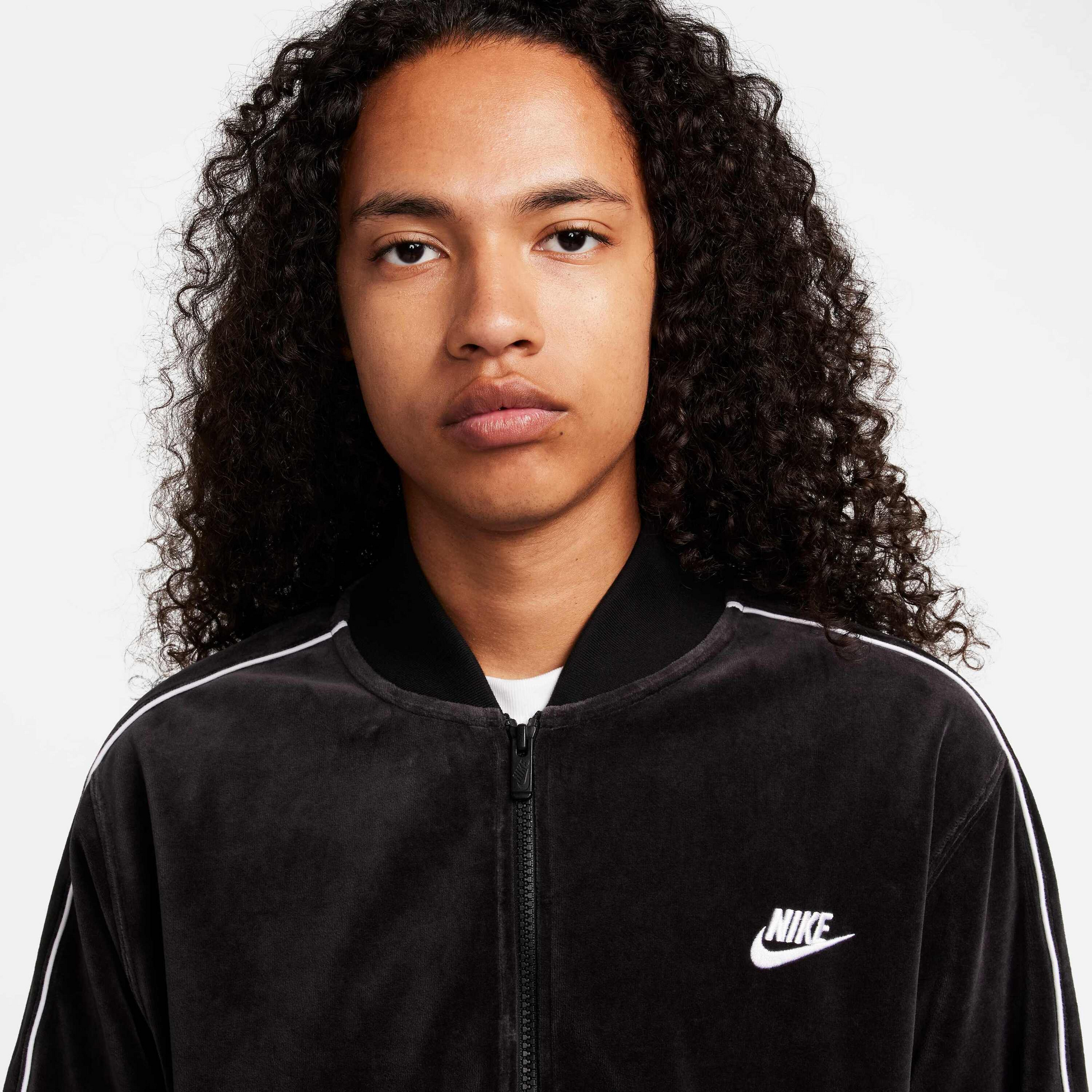 NIKE, Men's Velour Jacket Sportswear Club