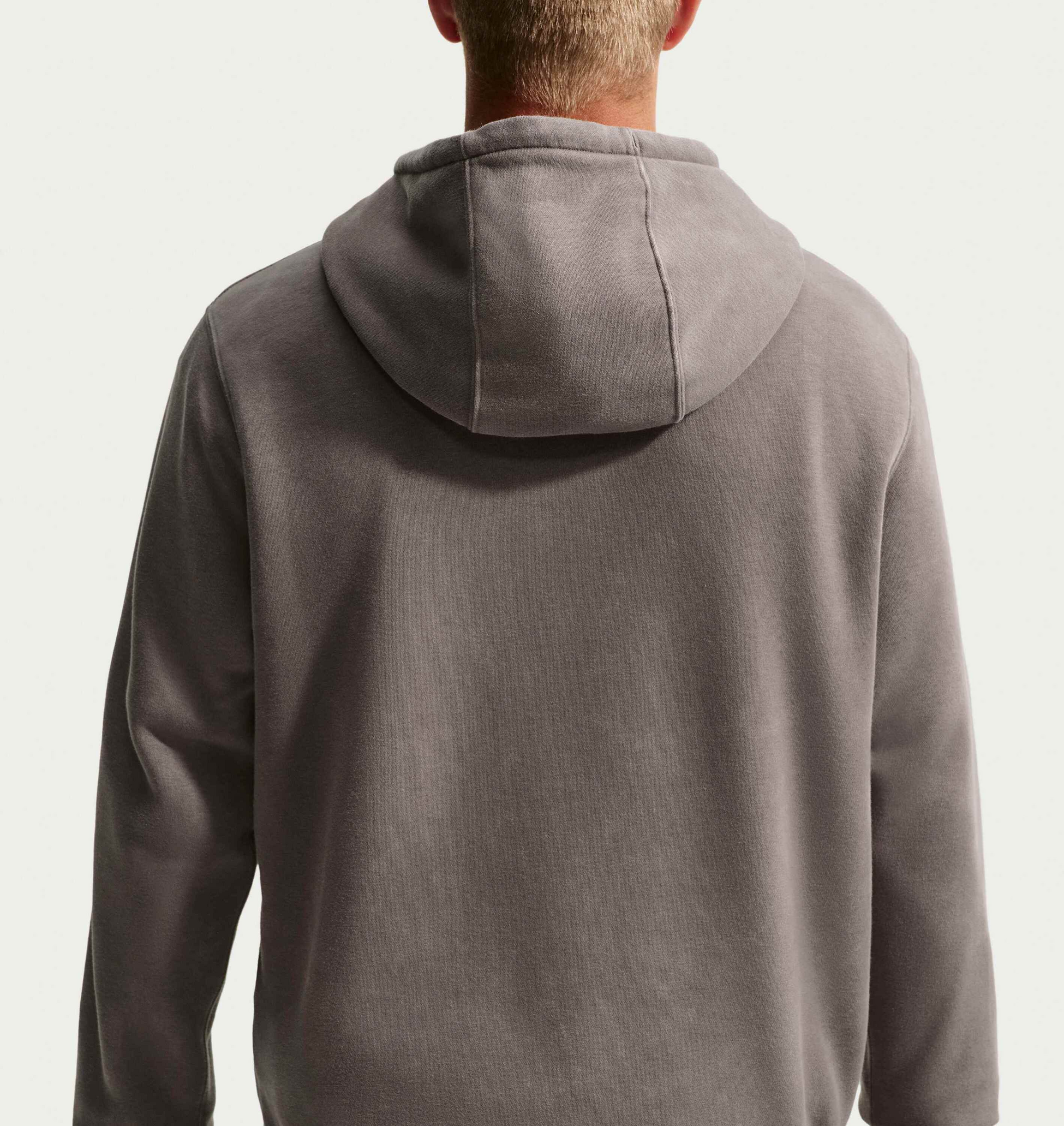 NIKE, Men's Washed Fleece Hoodie Sportswear Club