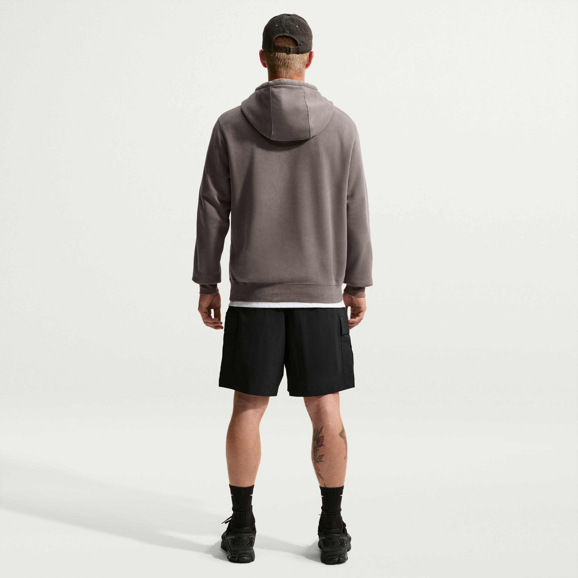 NIKE, Men's Washed Fleece Hoodie Sportswear Club