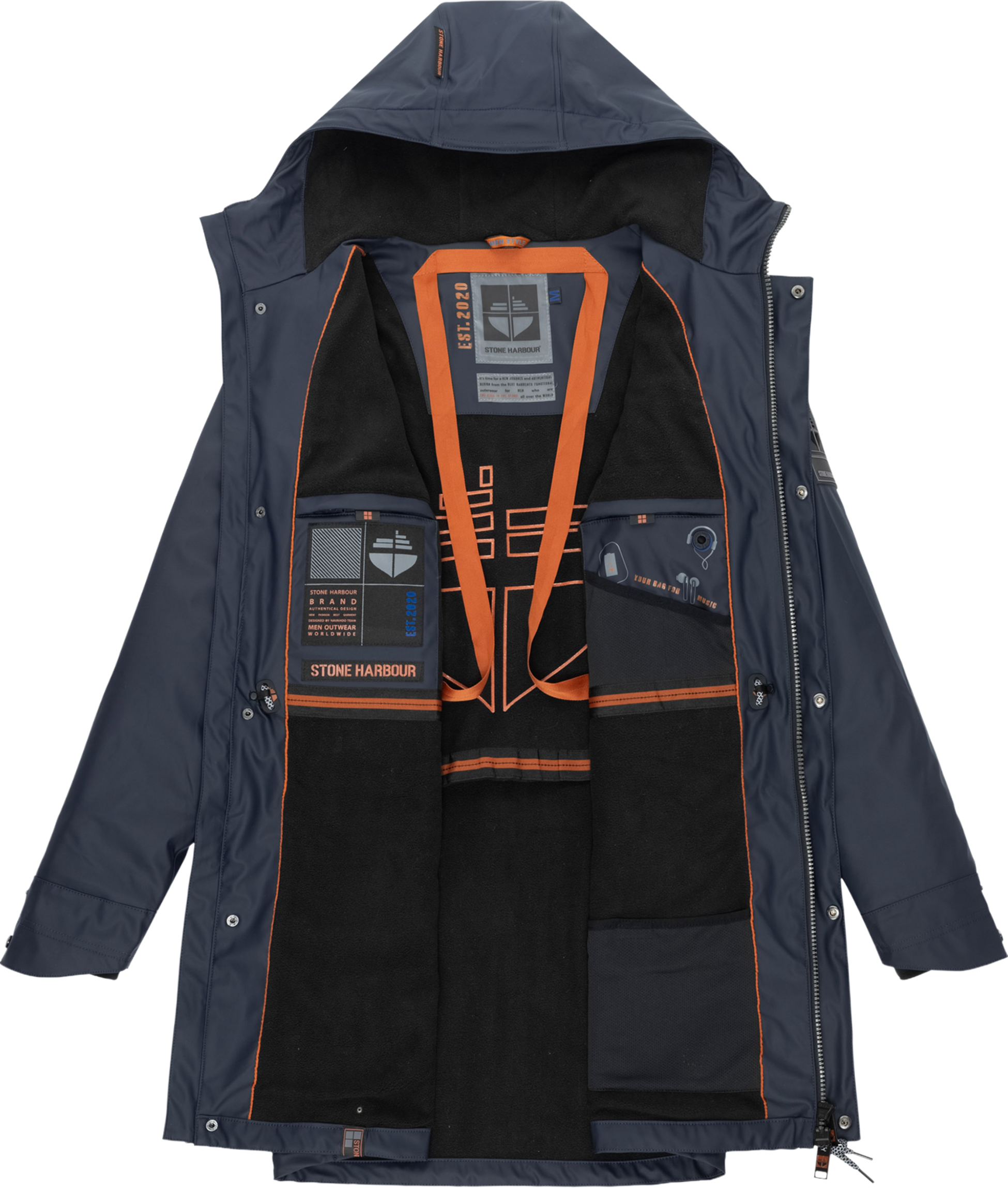 STONE HARBOUR, Men Rainjacket Verdaan