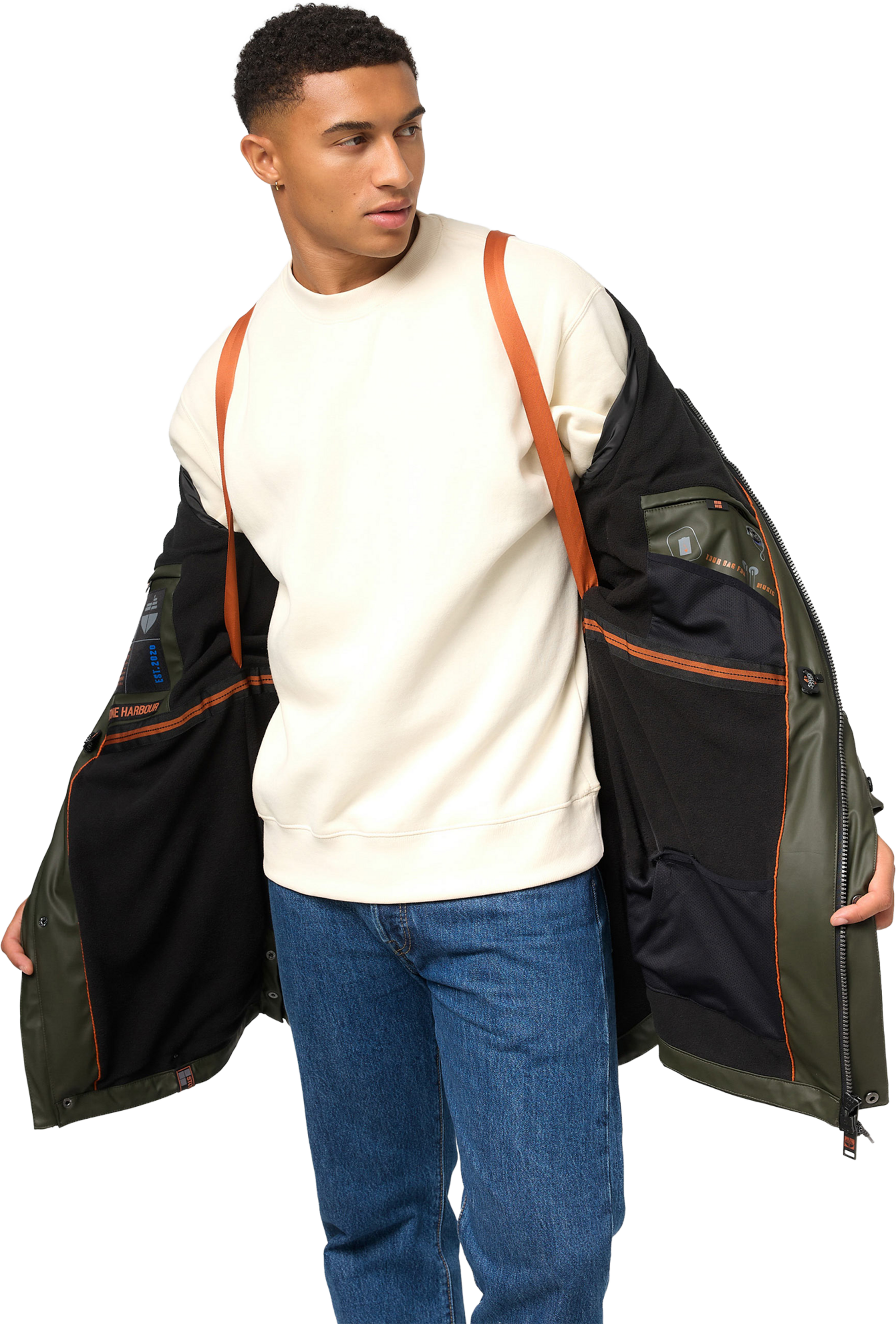 STONE HARBOUR, Men Rainjacket Verdaan