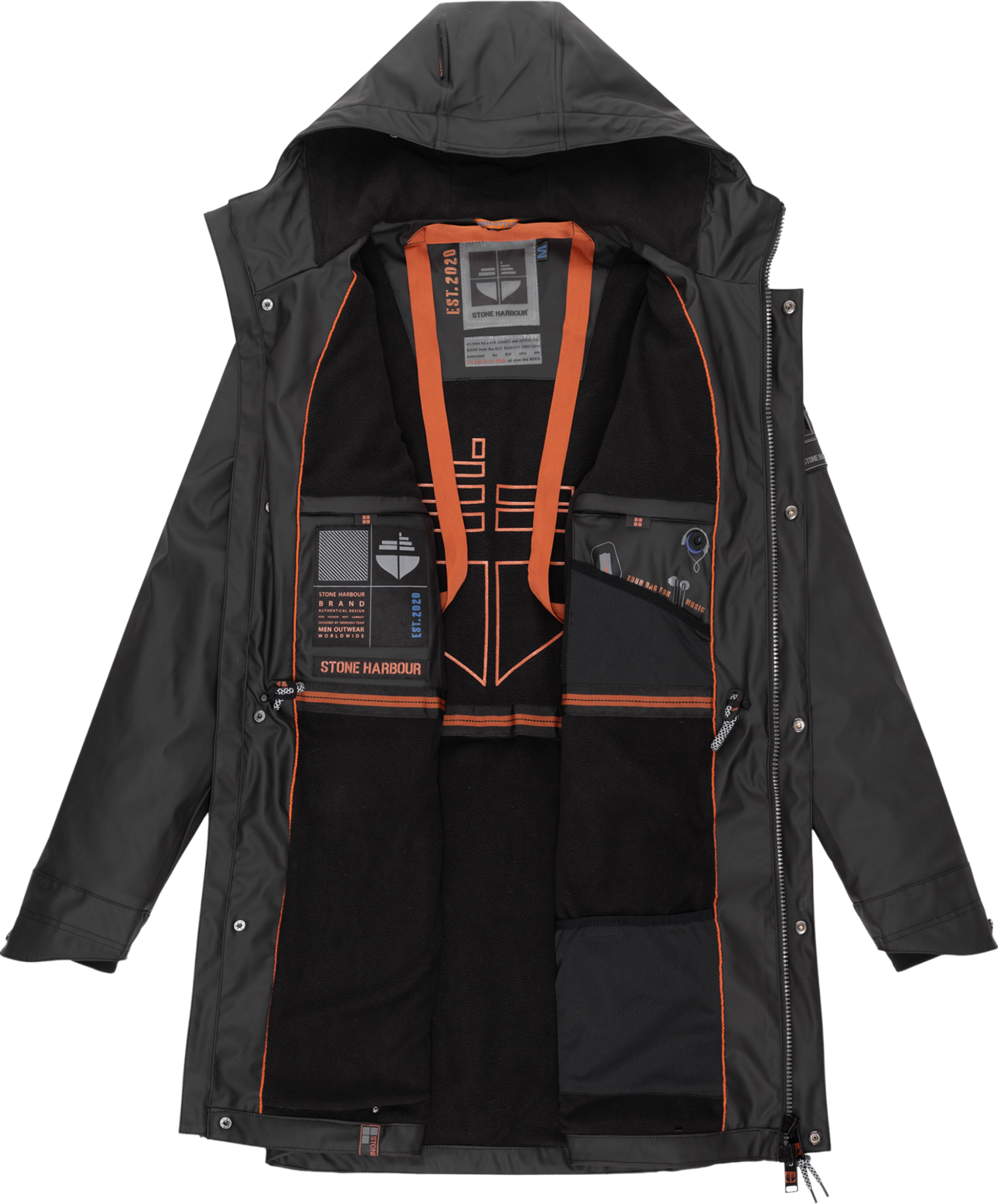 STONE HARBOUR, Men Rainjacket Verdaan