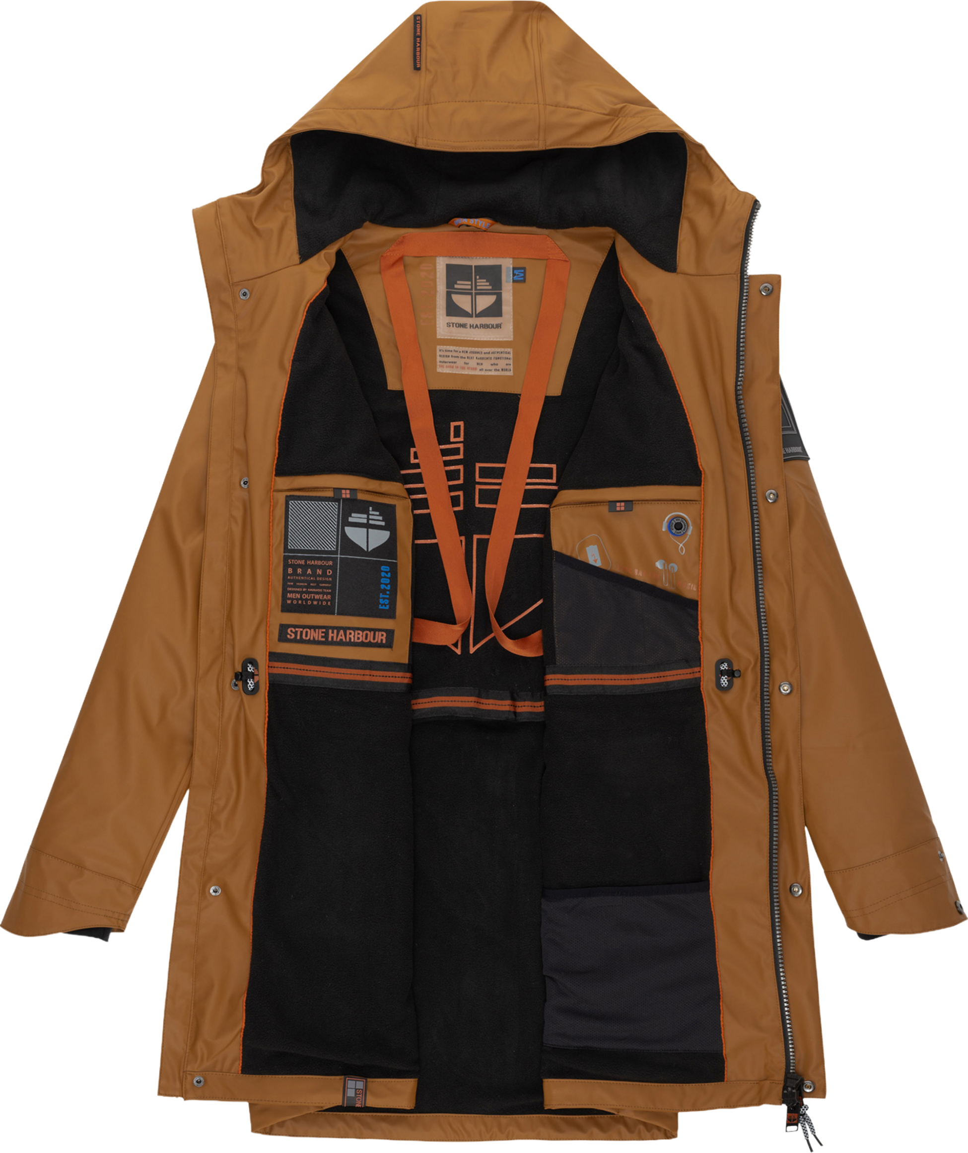 STONE HARBOUR, Men Rainjacket Verdaan
