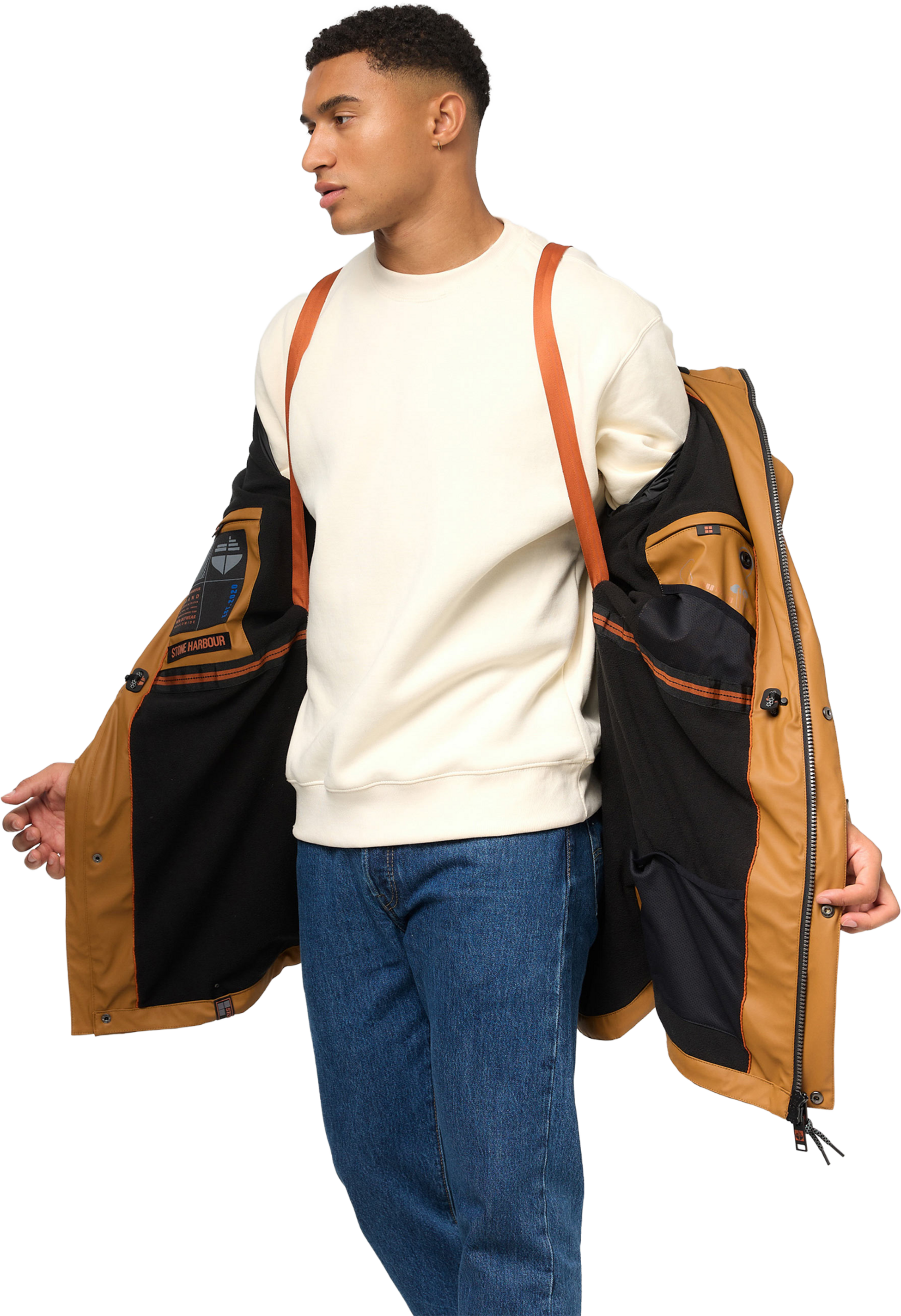 STONE HARBOUR, Men Rainjacket Verdaan