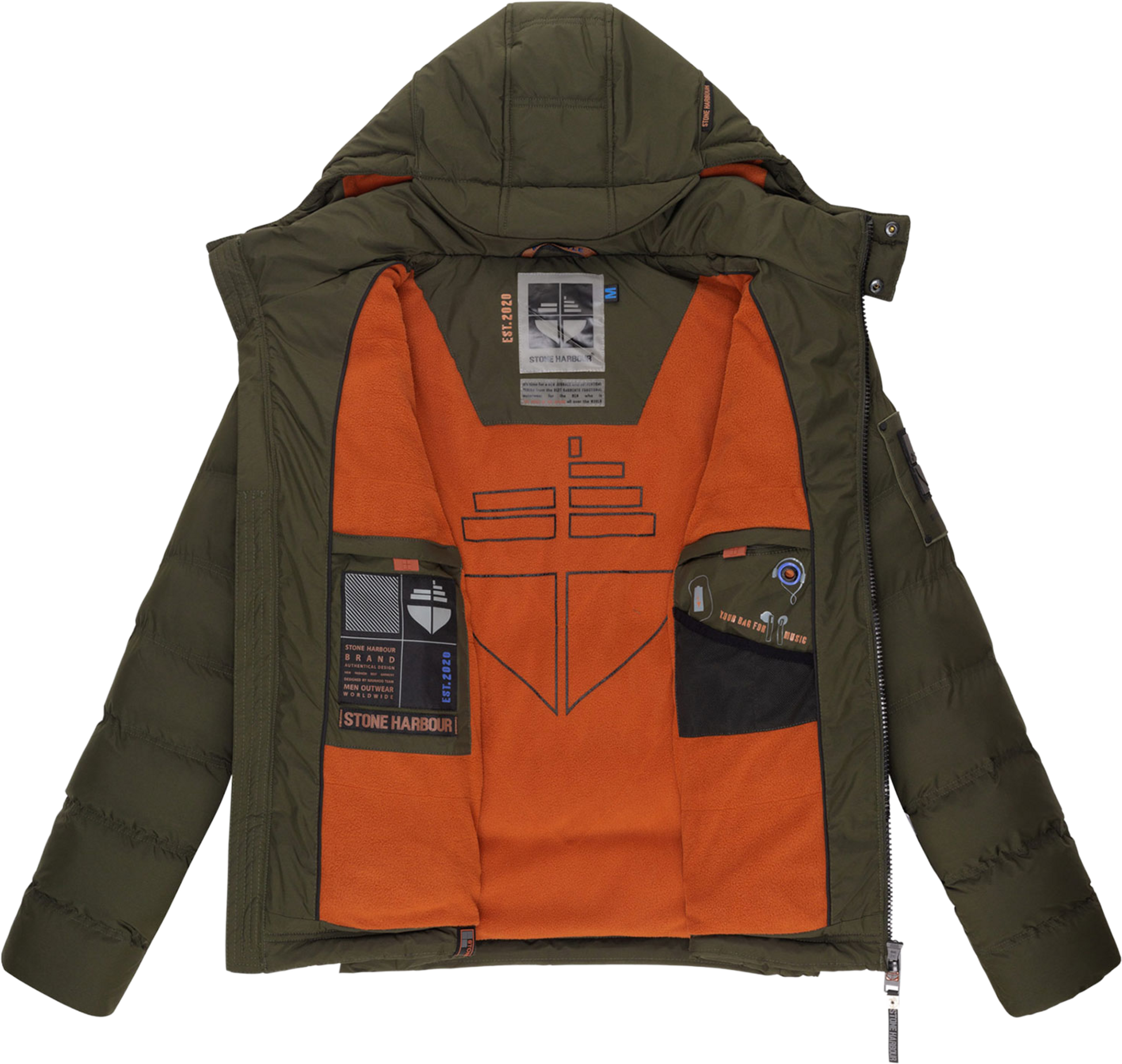STONE HARBOUR, Men Winterjacket Arvidoo