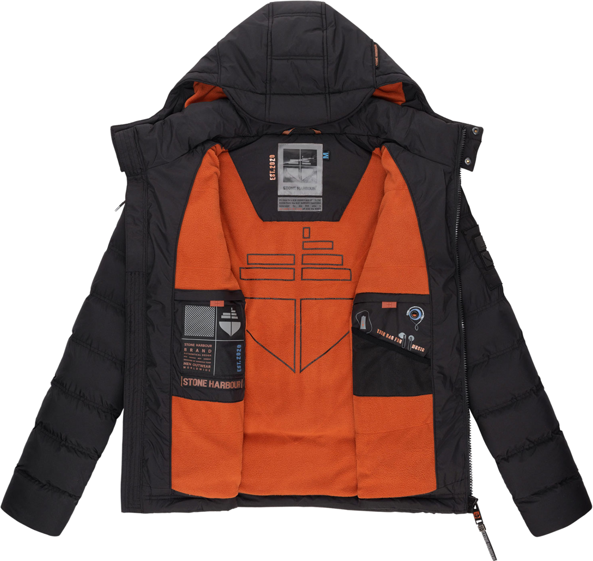 STONE HARBOUR, Men Winterjacket Arvidoo