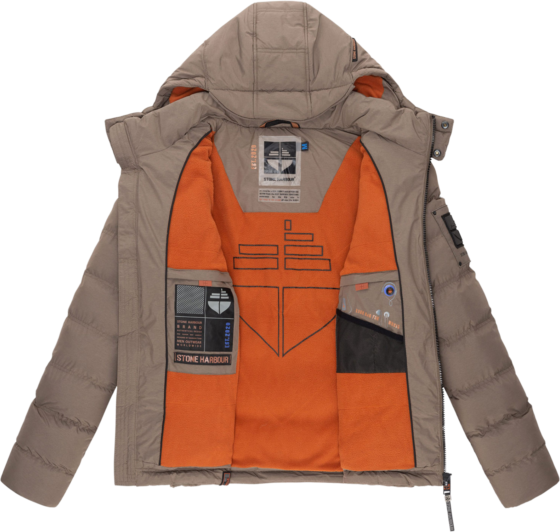 STONE HARBOUR, Men Winterjacket Arvidoo