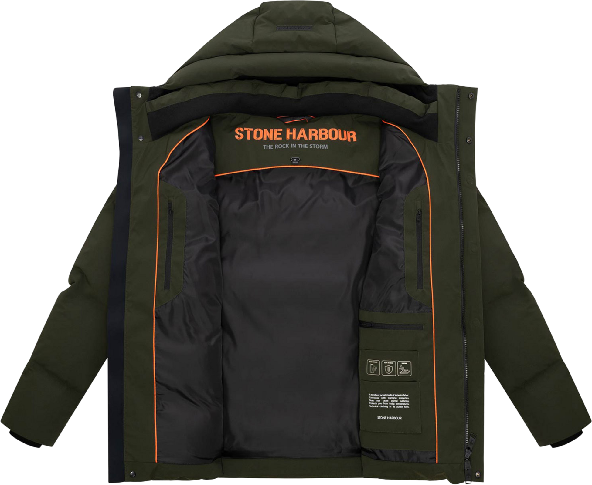 STONE HARBOUR, Men Winterjacket Taviaan