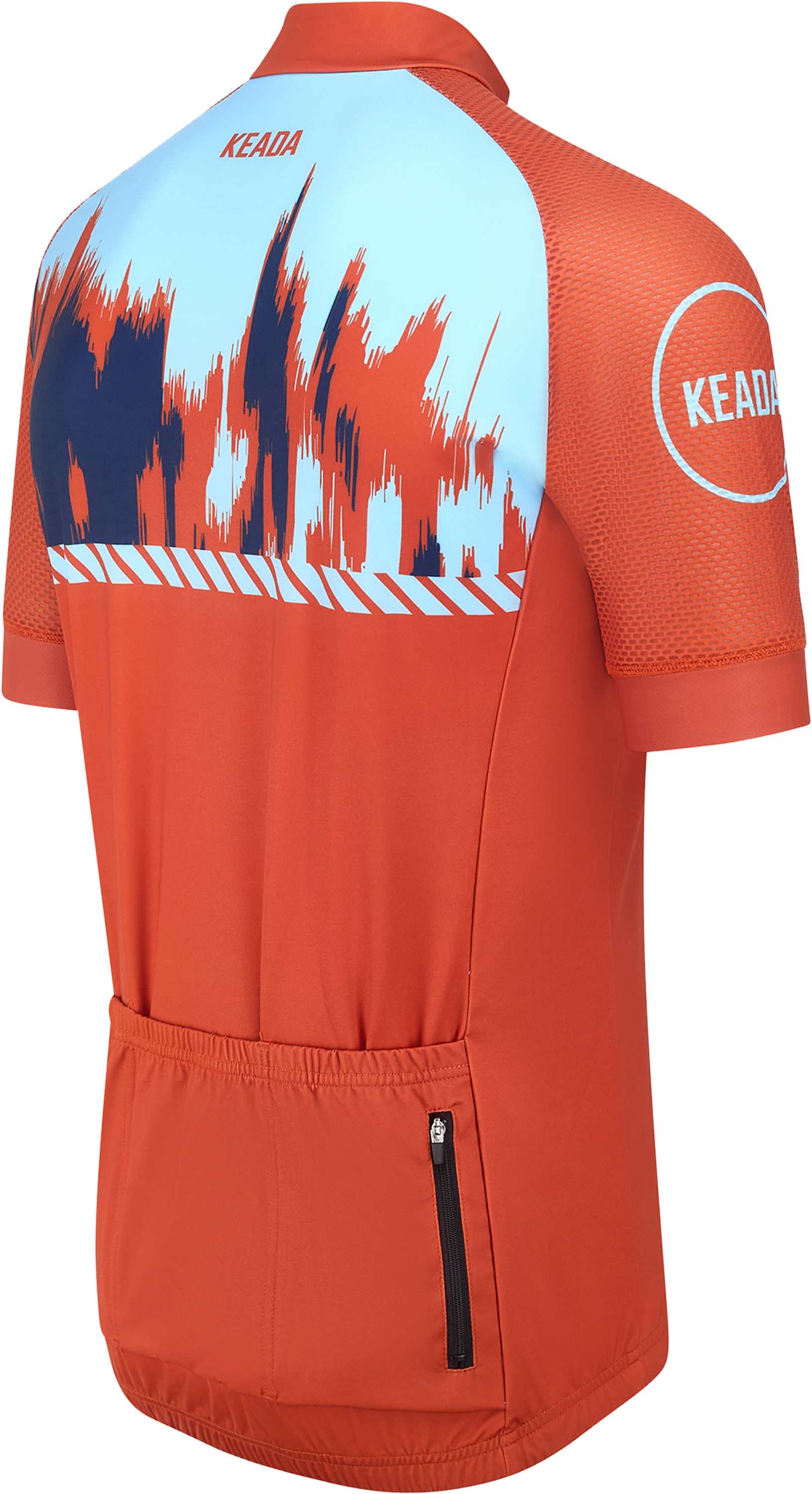 KEADA SPORTS, Mens  Short Sleeved Cycling Jersey - Signal Two