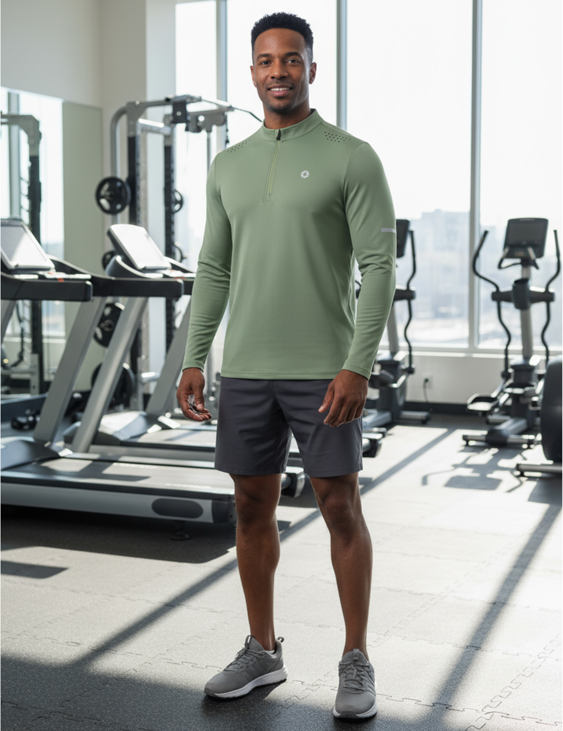 KEADA SPORTS, Mens Essential Half Zip Performance Sweatshirt